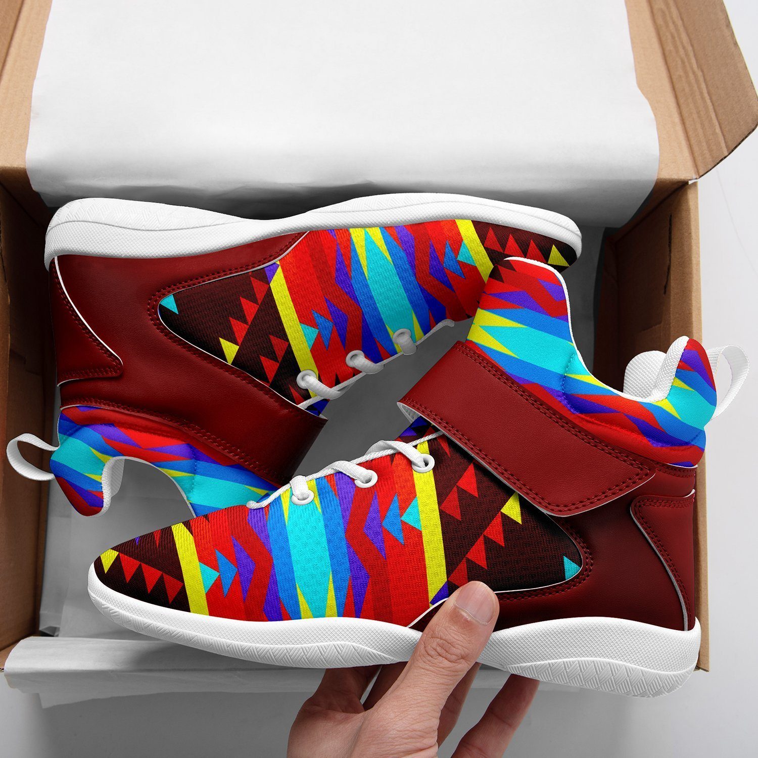 Visions of Lasting Peace Ipottaa Basketball / Sport High Top Shoes - White Sole 49 Dzine