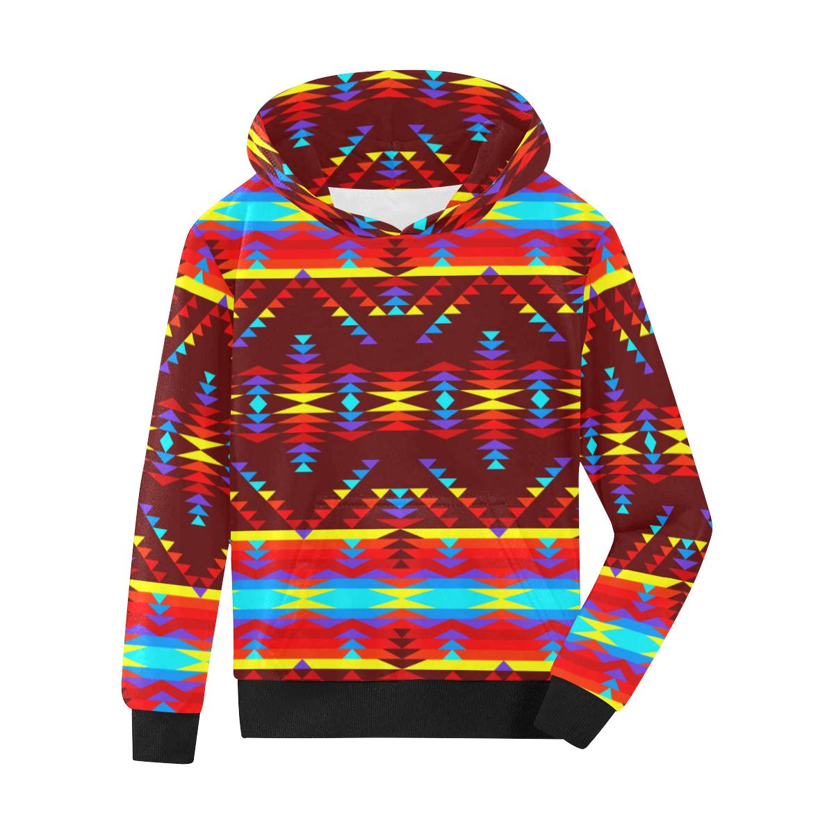 Visions of Lasting Peace Kids' All Over Print Hoodie (Model H38) Kids' AOP Hoodie (H38) e-joyer