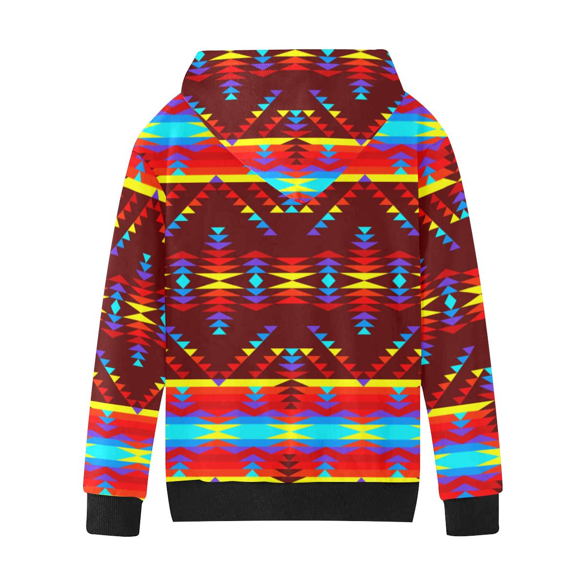 Visions of Lasting Peace Kids' All Over Print Hoodie (Model H38) Kids' AOP Hoodie (H38) e-joyer