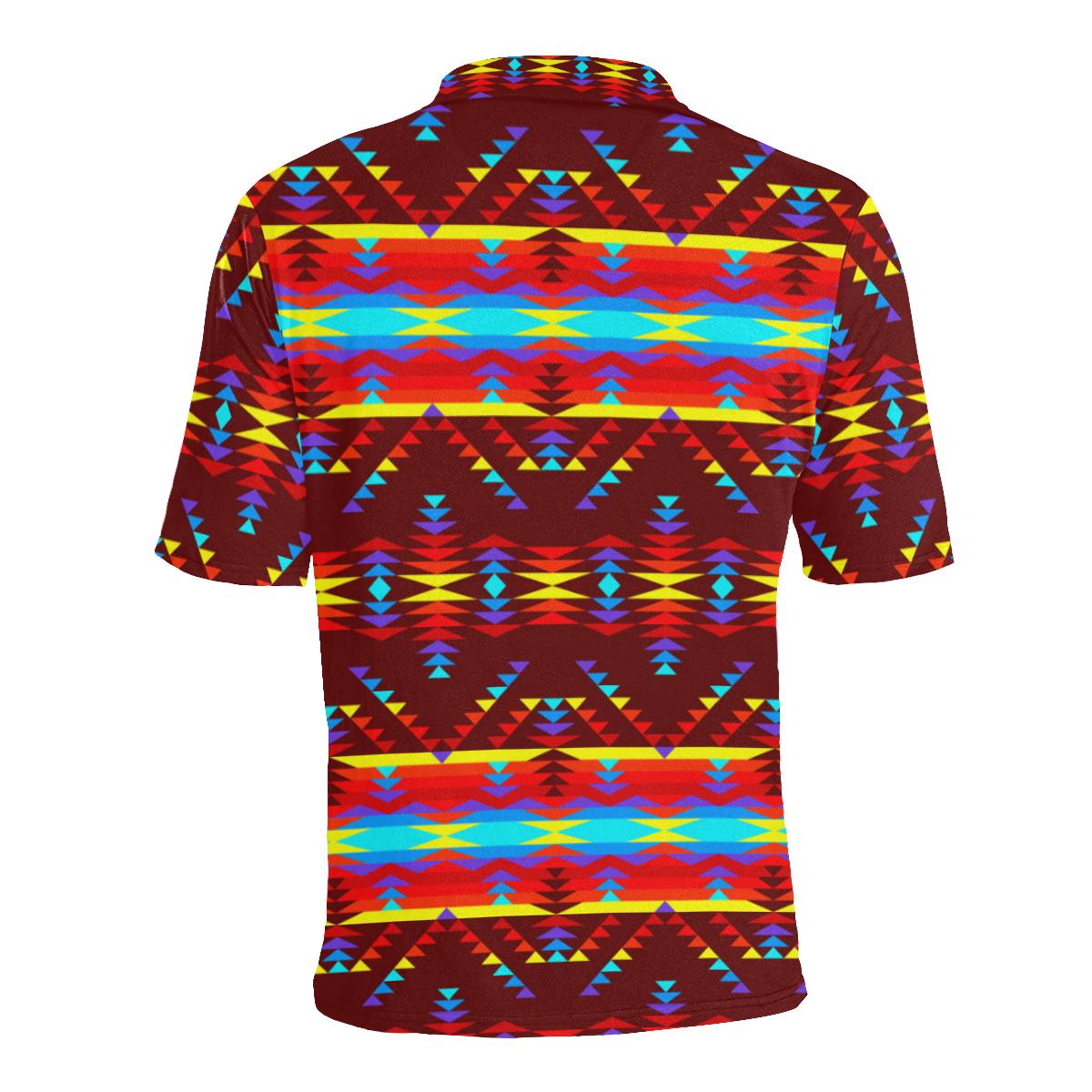 Visions of Lasting Peace Men's All Over Print Polo Shirt (Model T55) Men's Polo Shirt (Model T55) e-joyer