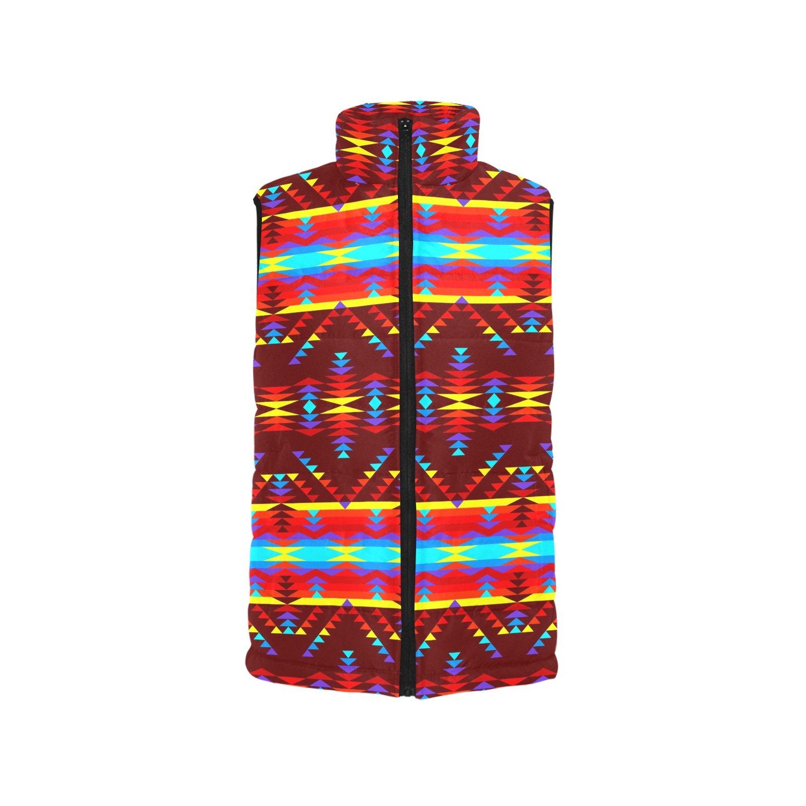 Visions of Lasting Peace Men's Padded Vest Jacket (Model H44) Men's Padded Vest Jacket (H44) e-joyer