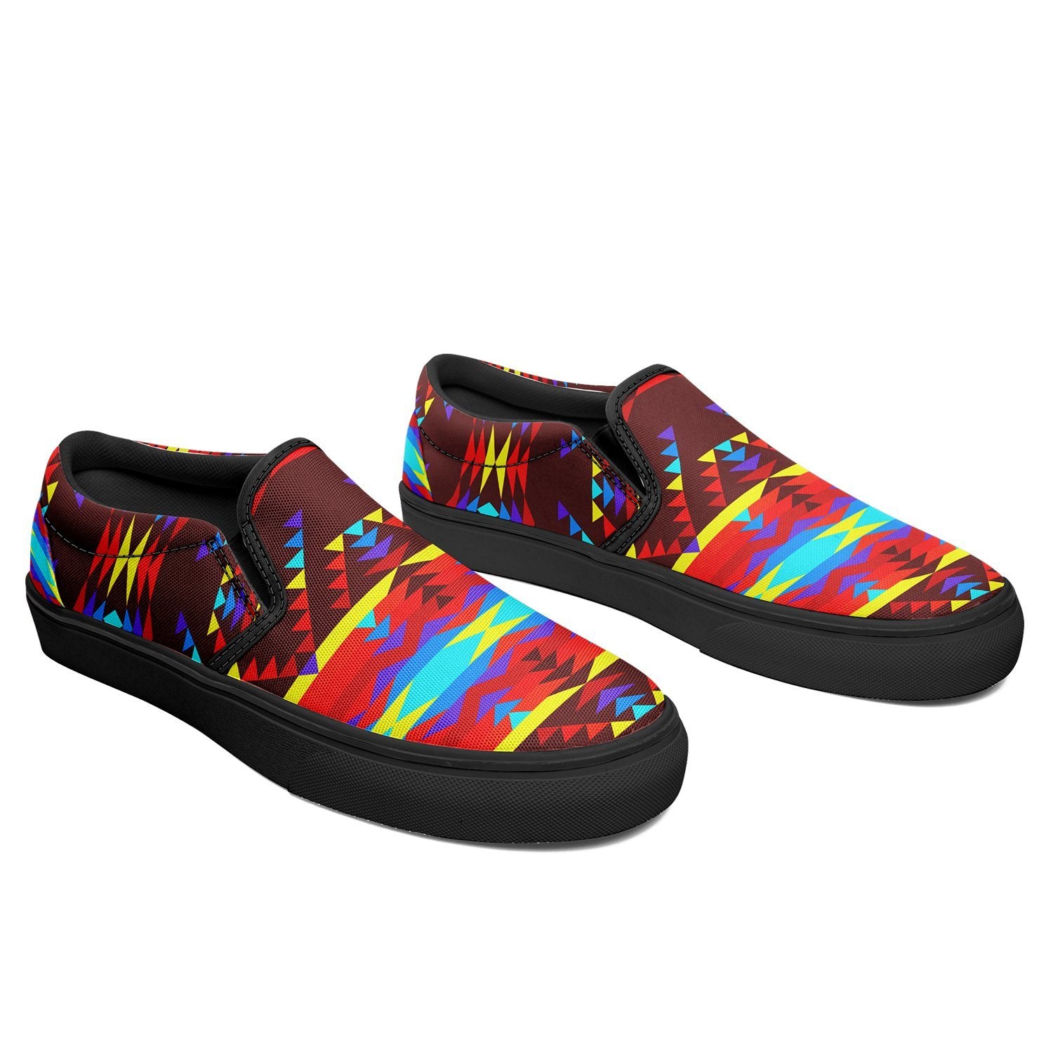 Visions of Lasting Peace Otoyimm Canvas Slip On Shoes 49 Dzine