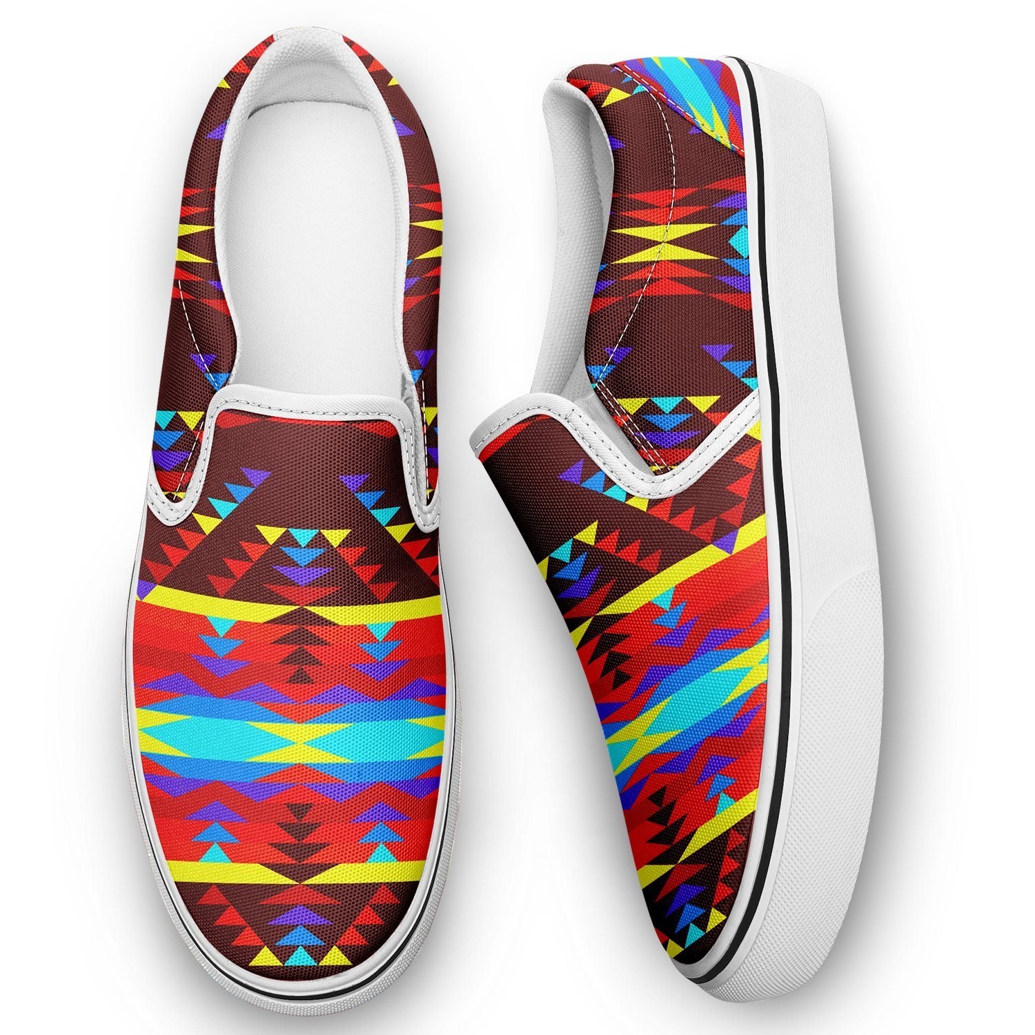 Visions of Lasting Peace Otoyimm Kid's Canvas Slip On Shoes 49 Dzine