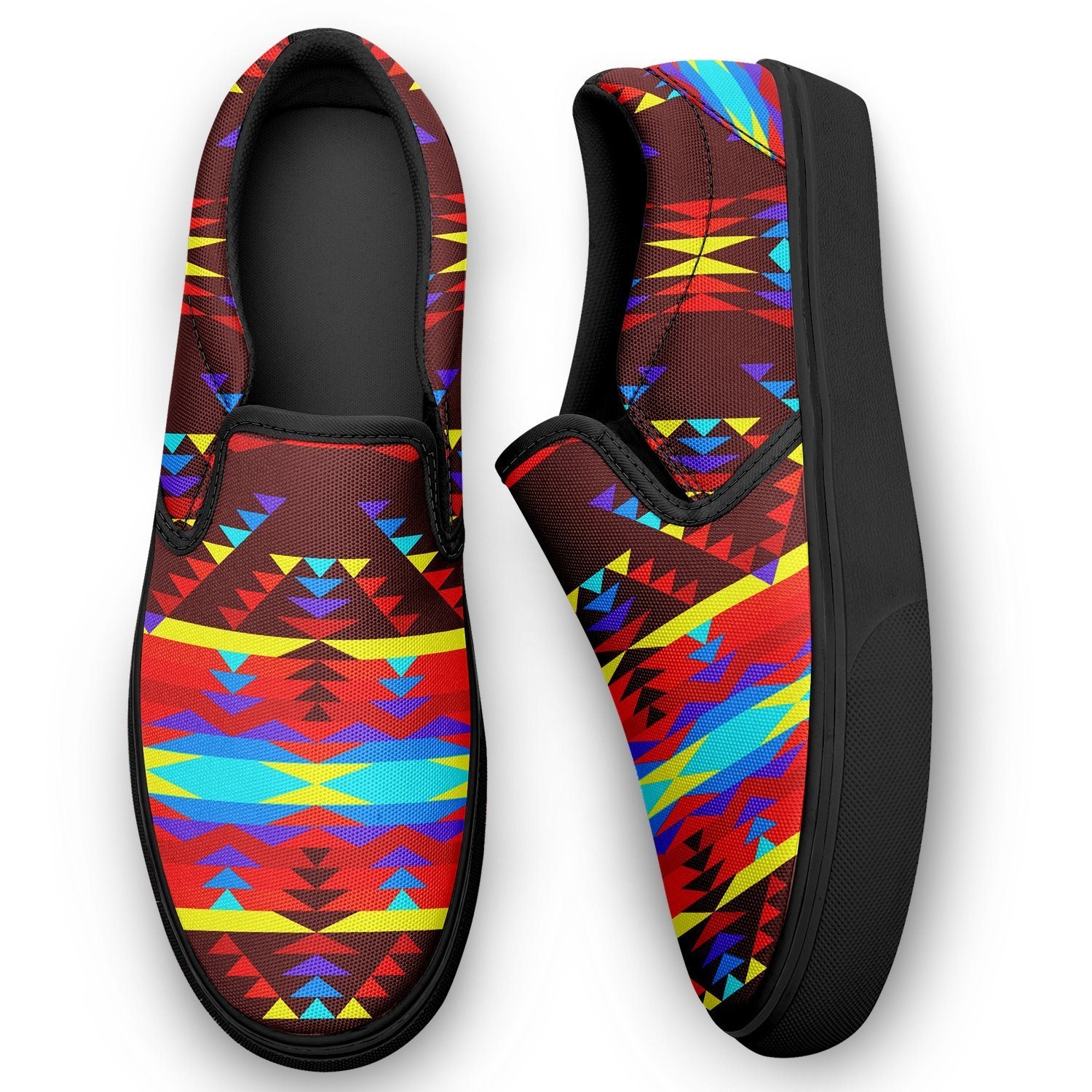 Visions of Lasting Peace Otoyimm Kid's Canvas Slip On Shoes 49 Dzine