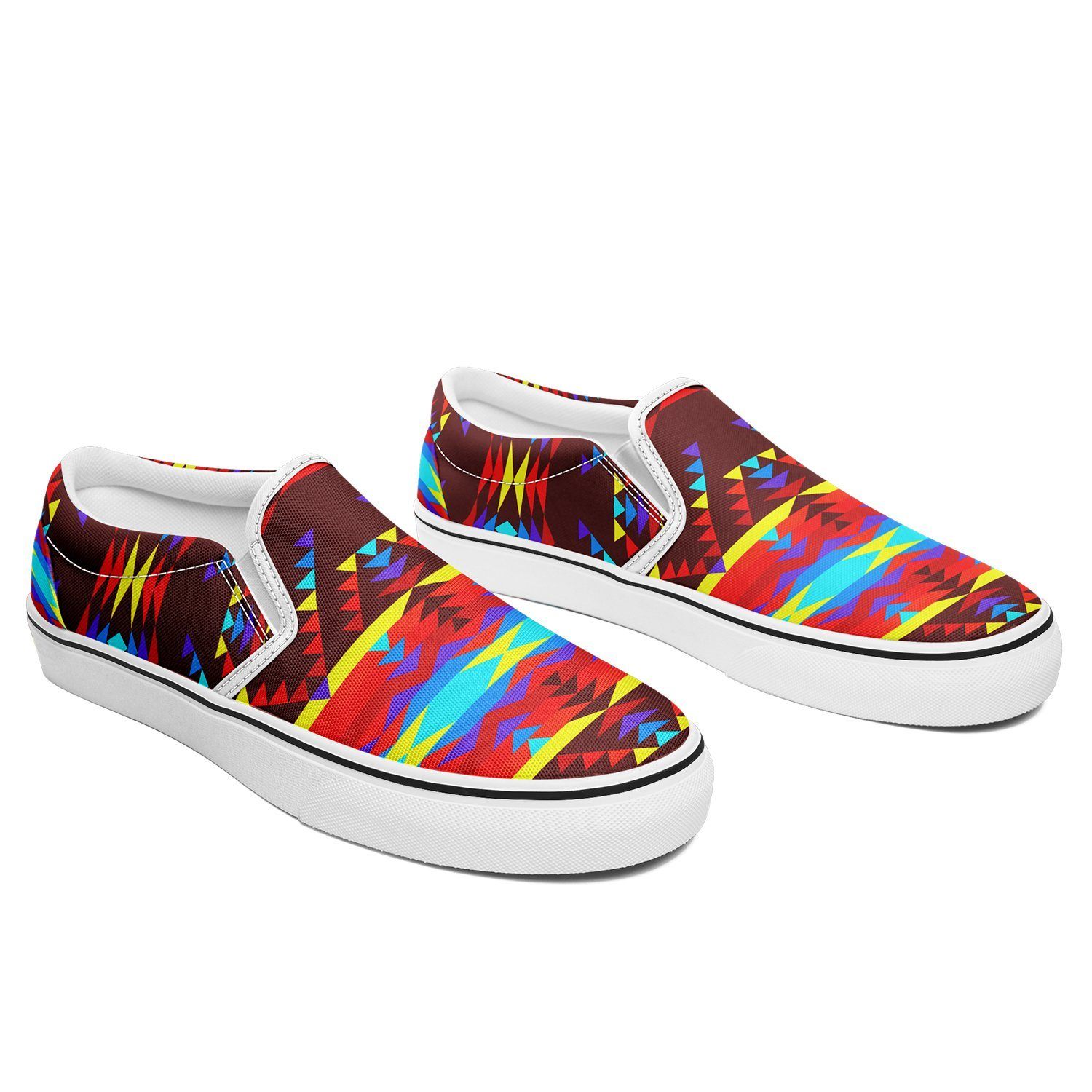 Visions of Lasting Peace Otoyimm Kid's Canvas Slip On Shoes 49 Dzine