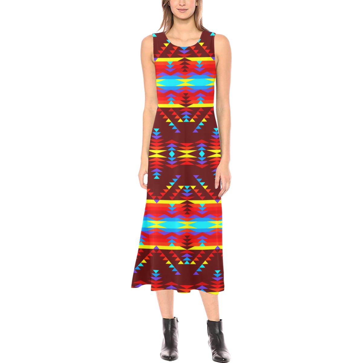 Visions of Lasting Peace Phaedra Sleeveless Open Fork Long Dress (Model D08) Phaedra Sleeveless Open Fork Long Dress (D08) e-joyer