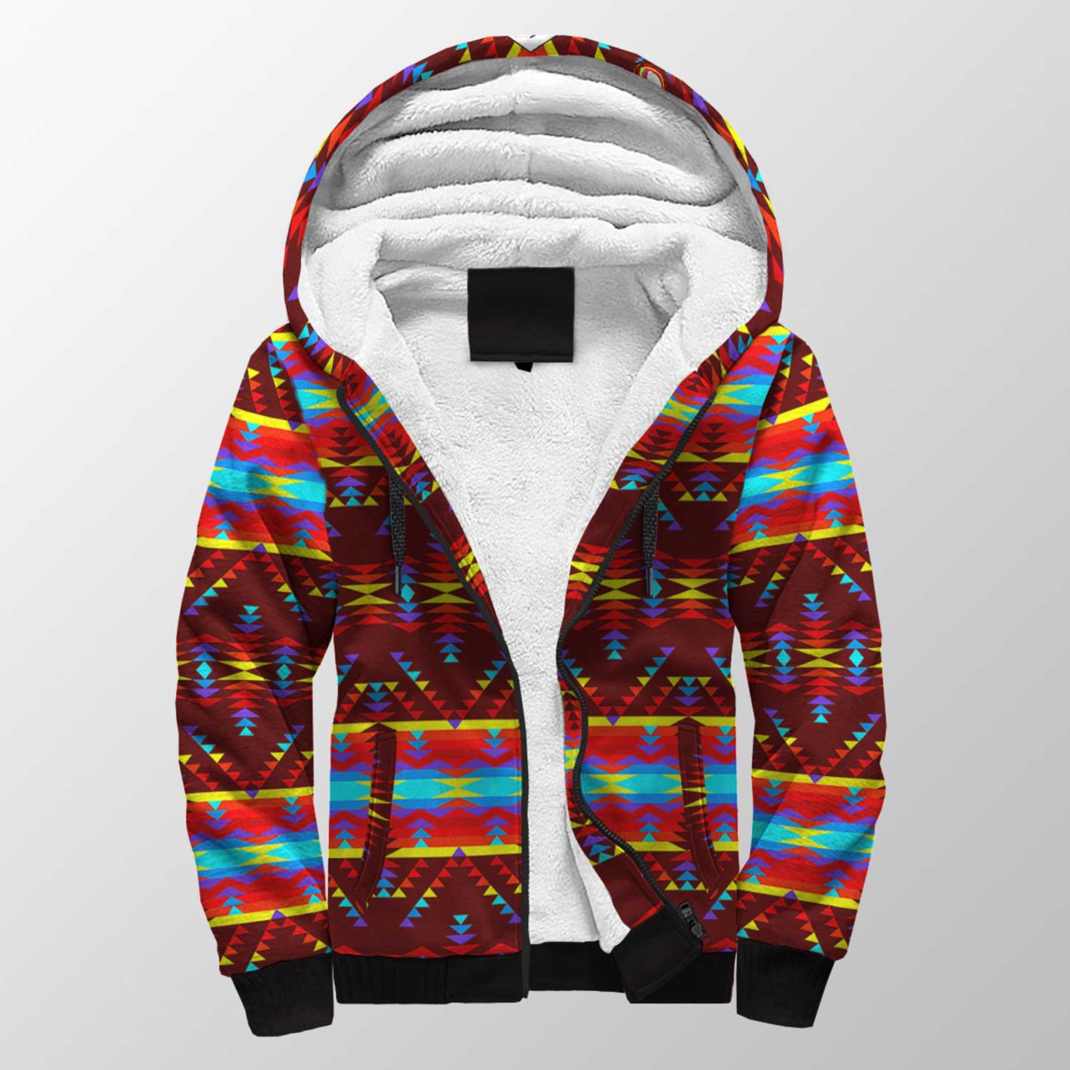 Visions of Lasting Peace Sherpa Hoodie 49 Dzine