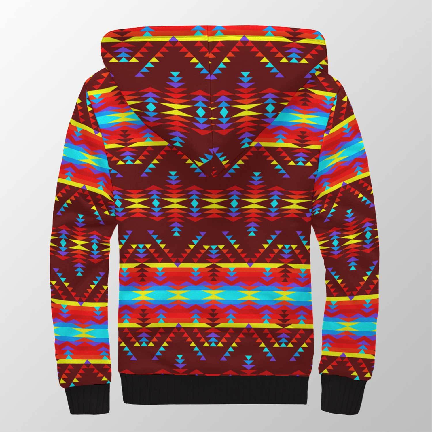 Visions of Lasting Peace Sherpa Hoodie 49 Dzine