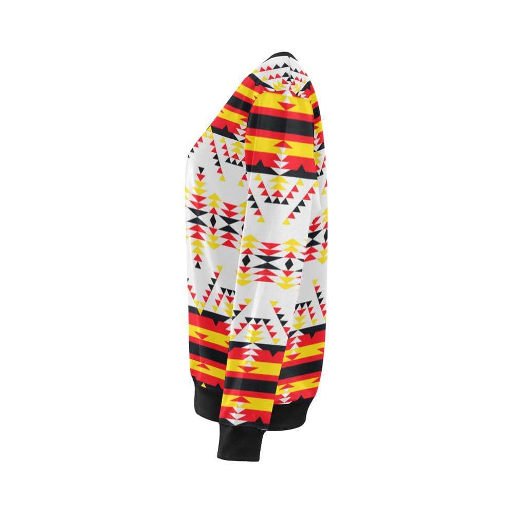 Visions of Peace Directions All Over Print Crewneck Sweatshirt for Women (Model H18) Crewneck Sweatshirt for Women (H18) e-joyer