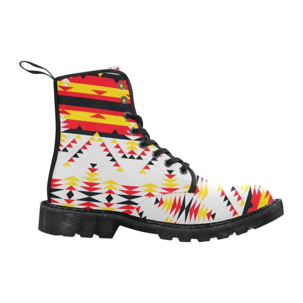 Visions of Peace Directions Boots for Men (Black) (Model 1203H) Martin Boots for Men (Black) (1203H) e-joyer