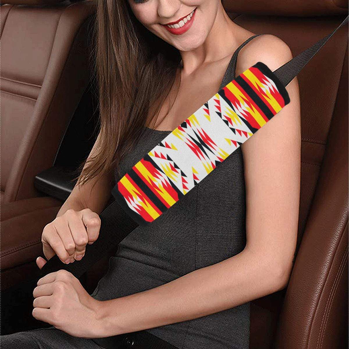 Visions of Peace Directions Car Seat Belt Cover 7''x12.6'' Car Seat Belt Cover 7''x12.6'' e-joyer 