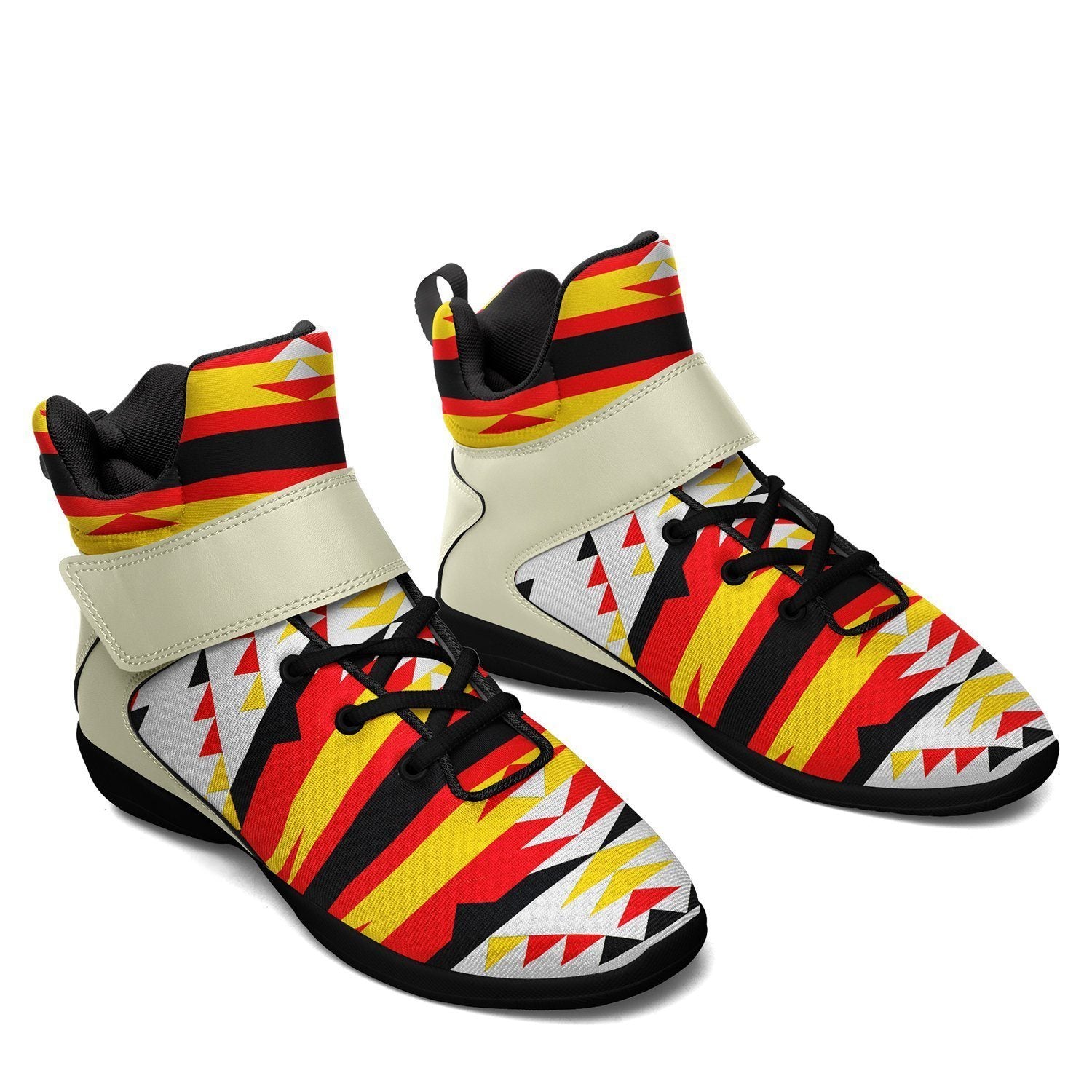 Visions of Peace Directions Ipottaa Basketball / Sport High Top Shoes - Black Sole 49 Dzine