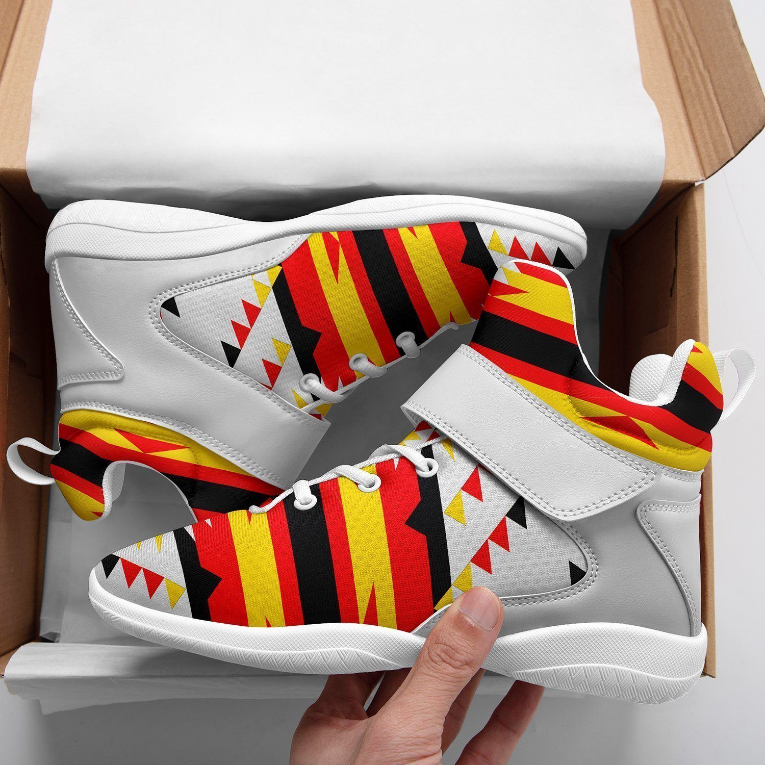 Visions of Peace Directions Kid's Ipottaa Basketball / Sport High Top Shoes 49 Dzine
