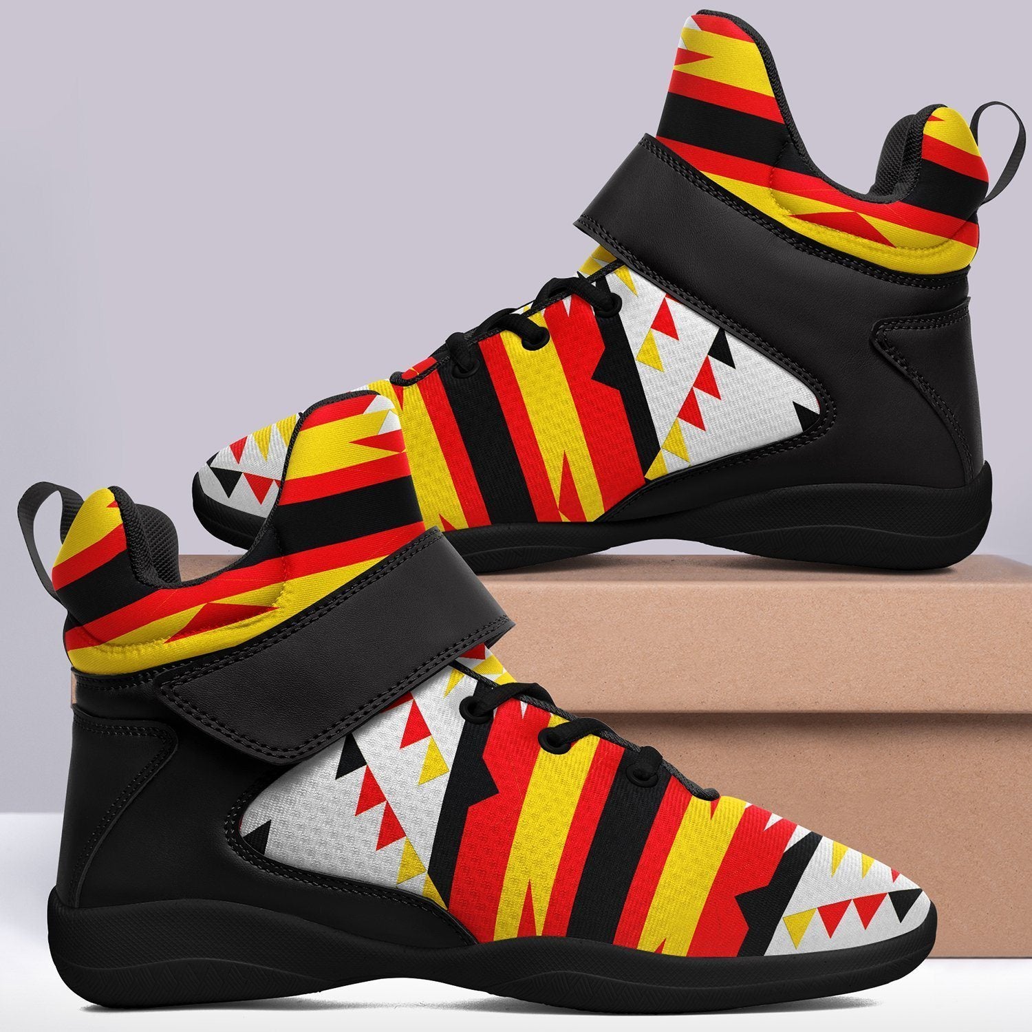 Visions of Peace Directions Kid's Ipottaa Basketball / Sport High Top Shoes 49 Dzine