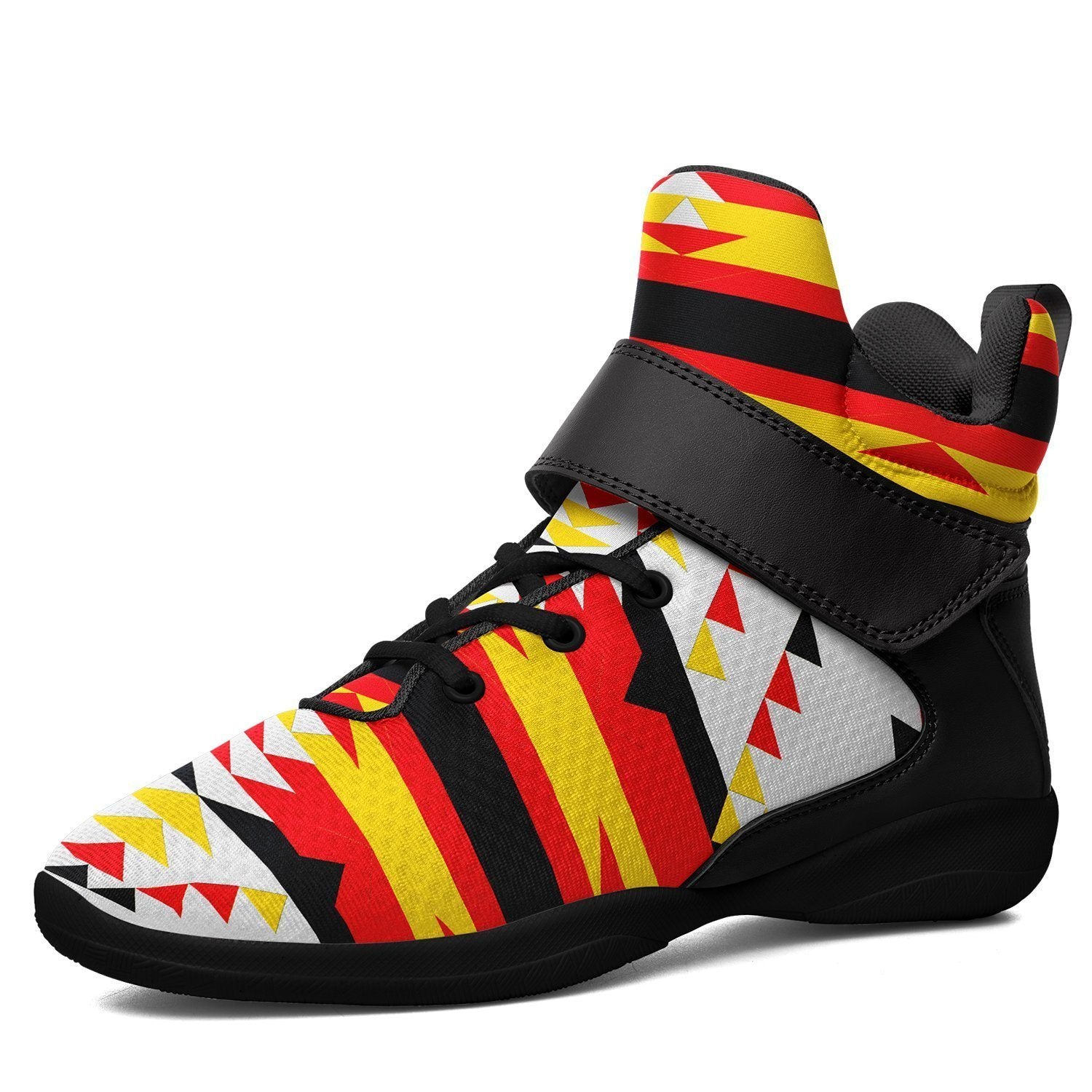 Visions of Peace Directions Kid's Ipottaa Basketball / Sport High Top Shoes 49 Dzine US Child 12.5 / EUR 30 Black Sole with Black Strap