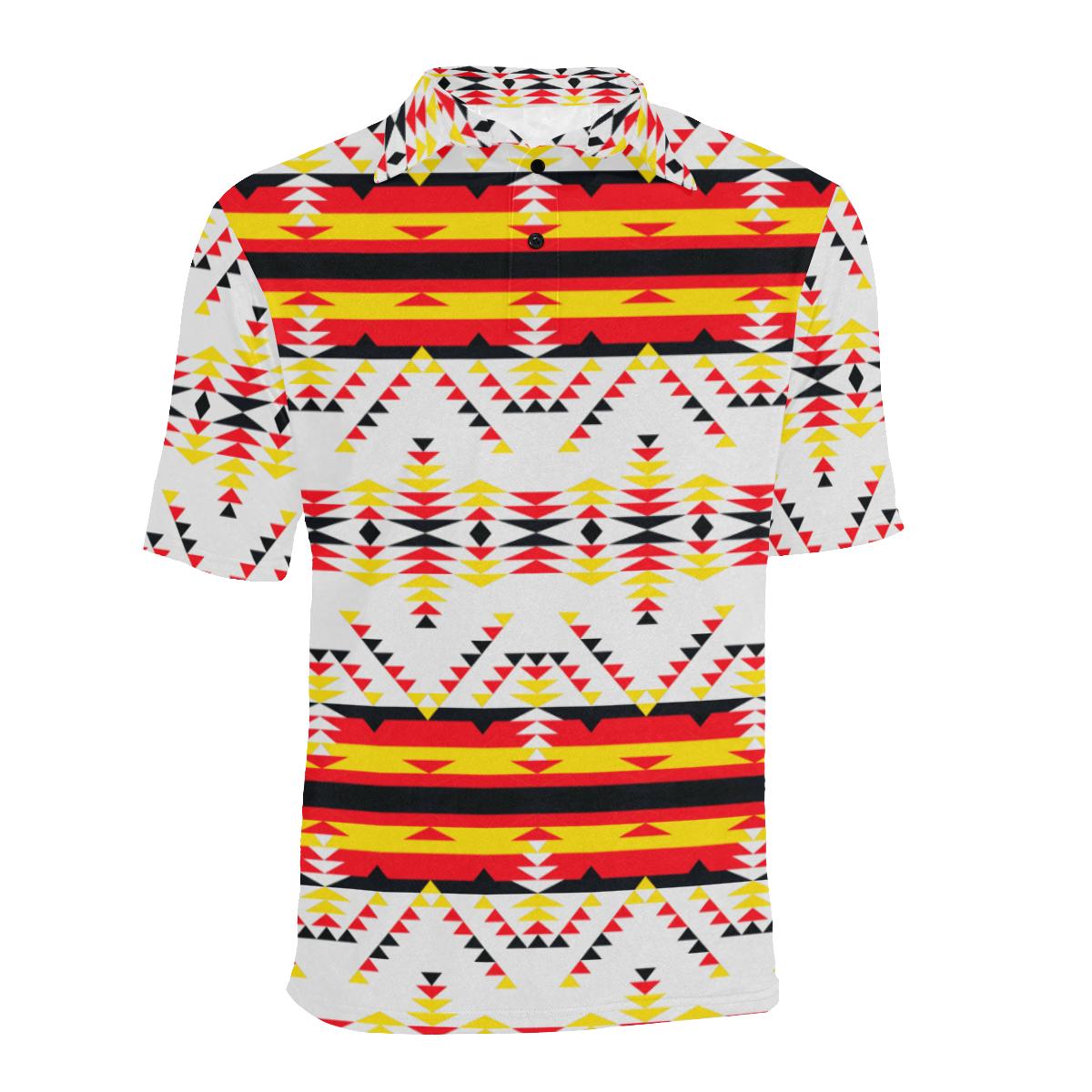 Visions of Peace Directions Men's All Over Print Polo Shirt (Model T55) Men's Polo Shirt (Model T55) e-joyer