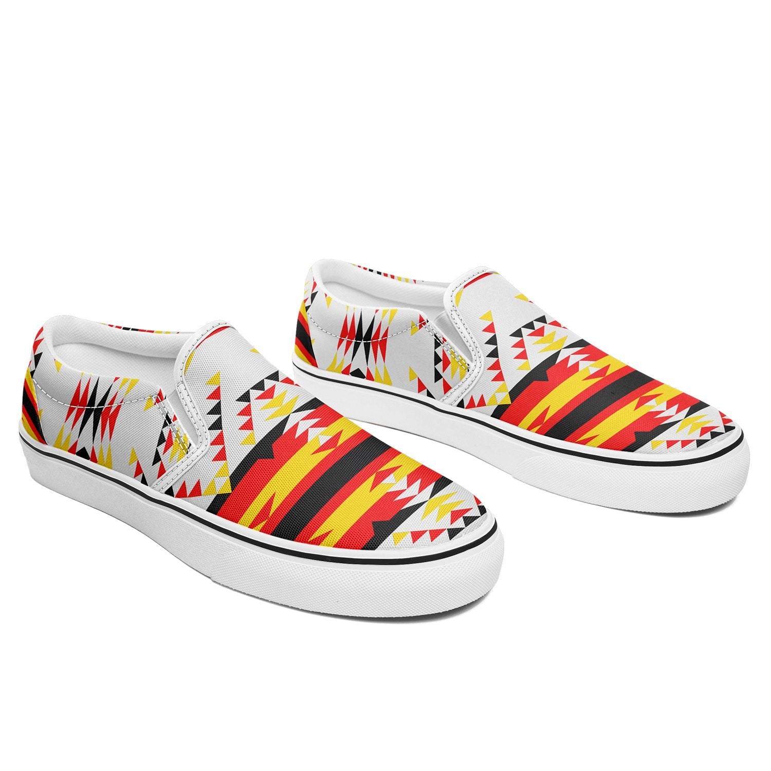 Visions of Peace Directions Otoyimm Canvas Slip On Shoes 49 Dzine