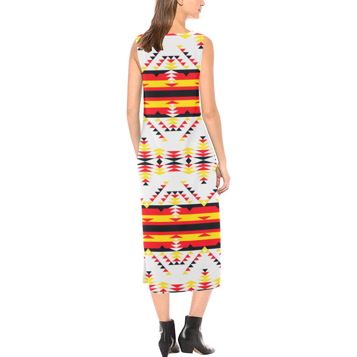 Visions of Peace Directions Phaedra Sleeveless Open Fork Long Dress (Model D08) Phaedra Sleeveless Open Fork Long Dress (D08) e-joyer