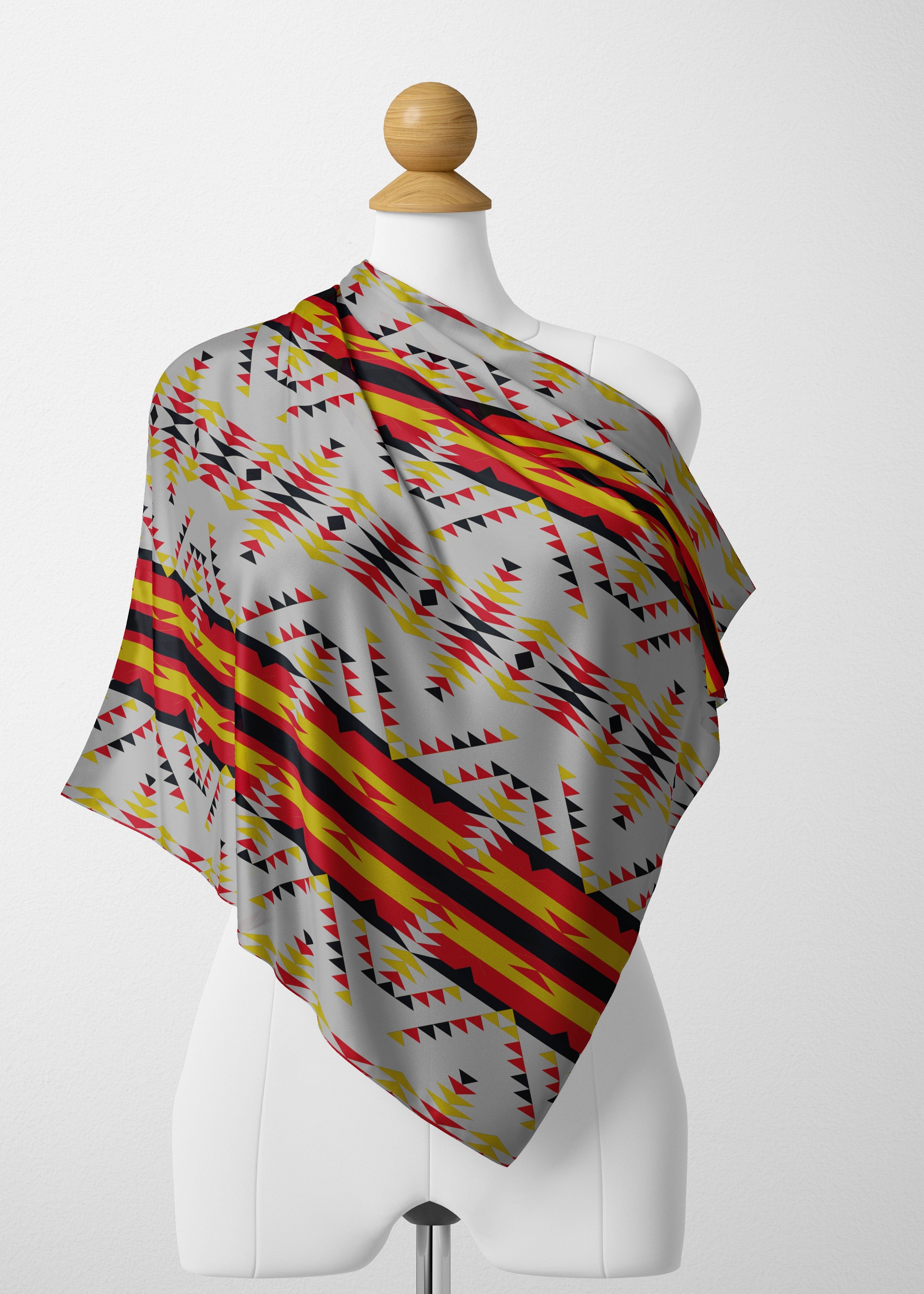 Visions of Peace Directions Satin Shawl Scarf 49 Dzine