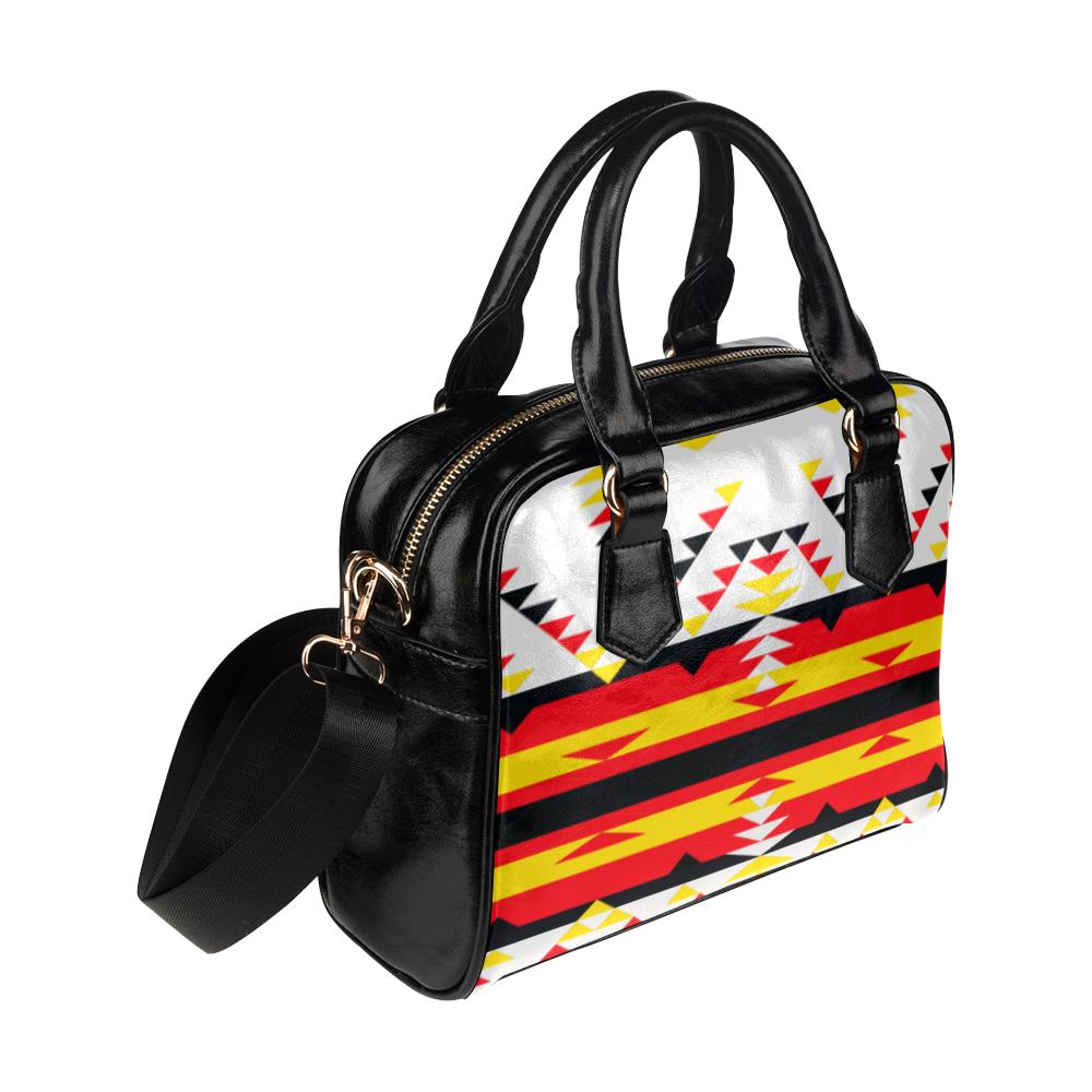 Visions of Peace Directions Shoulder Handbag (Model 1634) Shoulder Handbags (1634) e-joyer