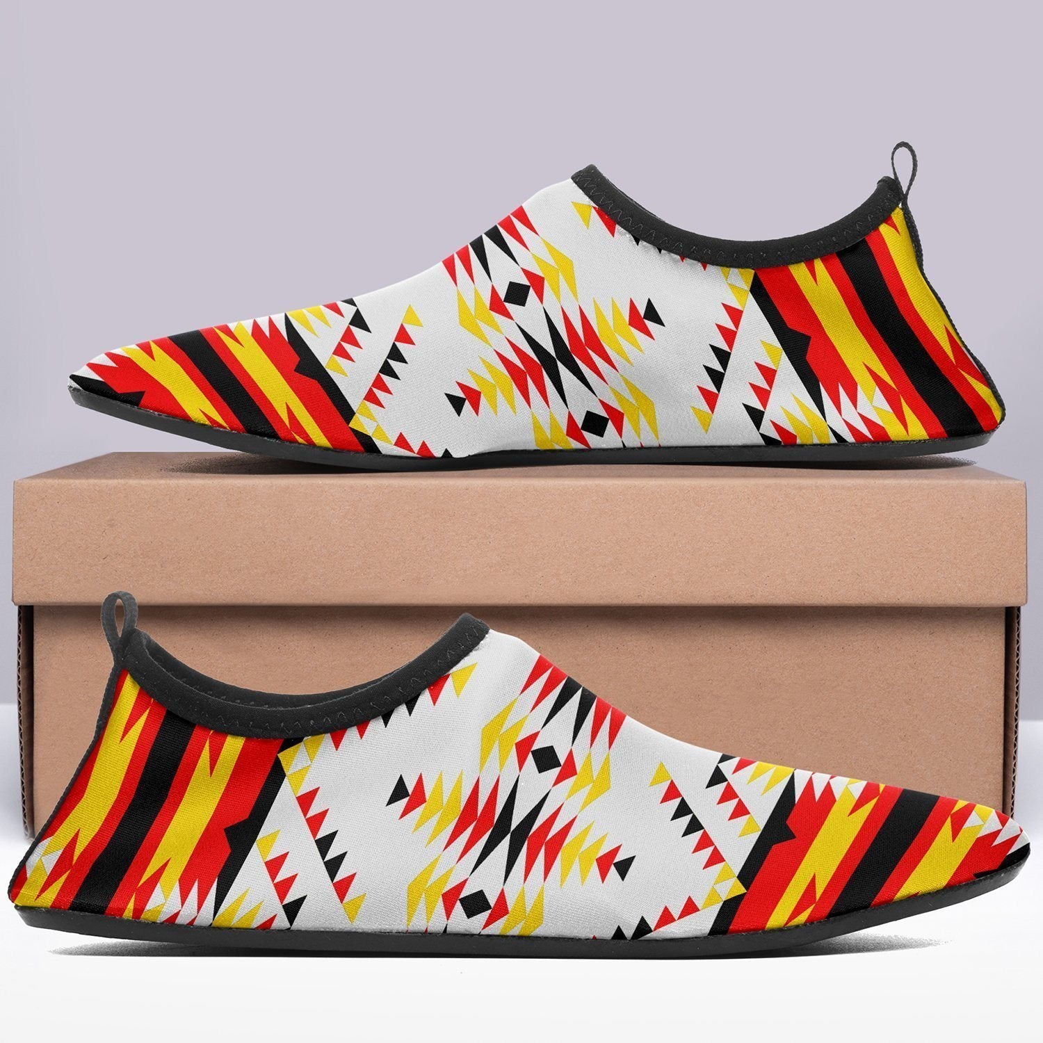 Visions of Peace Directions Sockamoccs Kid's Slip On Shoes 49 Dzine