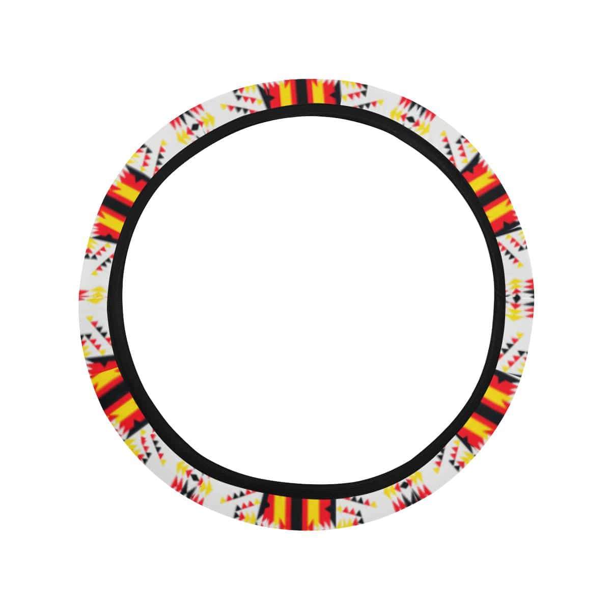 Visions of Peace Directions Steering Wheel Cover with Elastic Edge Steering Wheel Cover with Elastic Edge e-joyer 