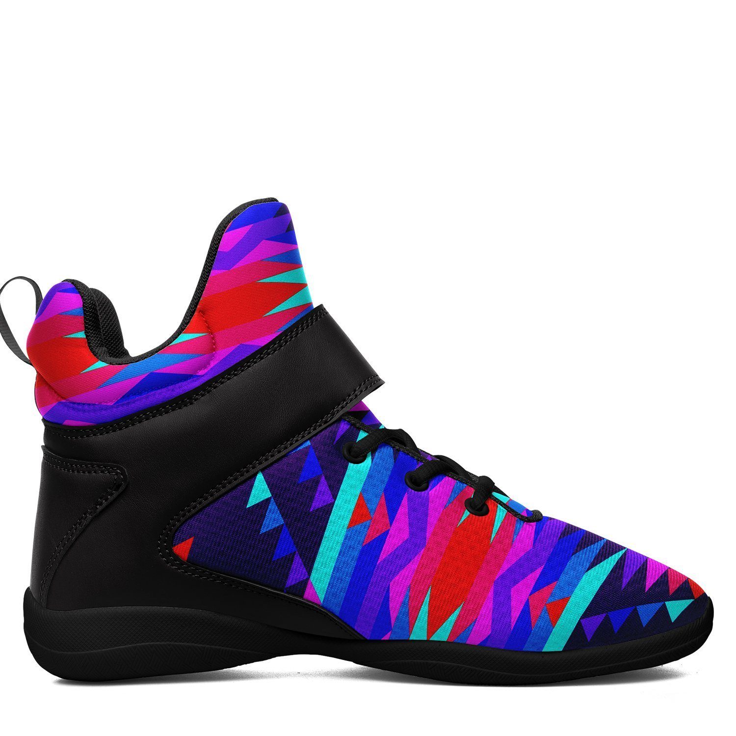 Visions of Peace Ipottaa Basketball / Sport High Top Shoes - Black Sole 49 Dzine