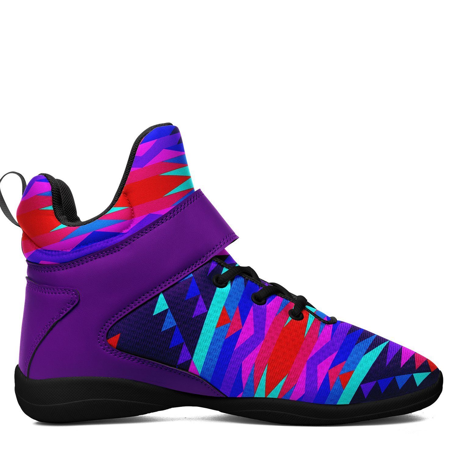 Visions of Peace Ipottaa Basketball / Sport High Top Shoes - Black Sole 49 Dzine