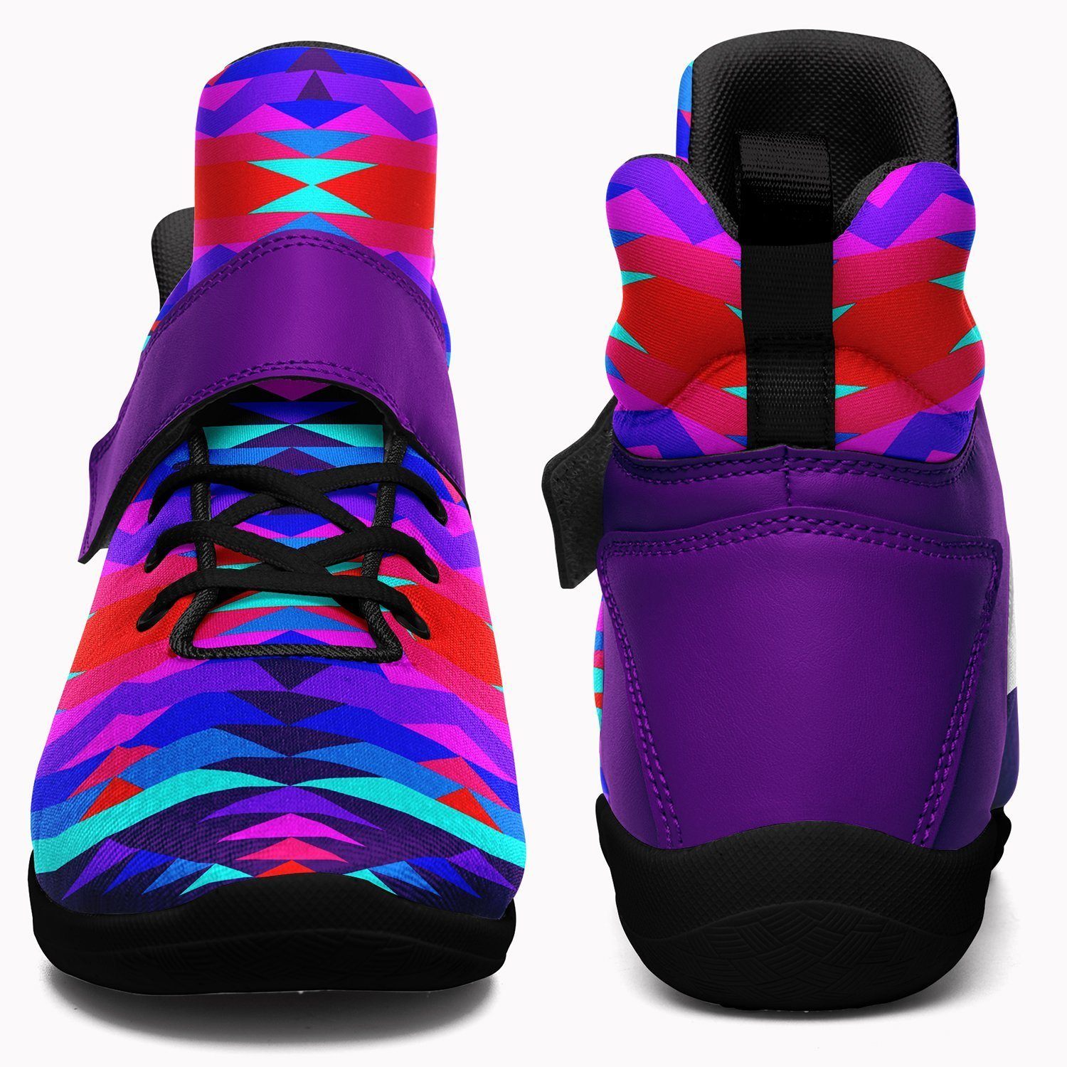 Visions of Peace Ipottaa Basketball / Sport High Top Shoes - Black Sole 49 Dzine