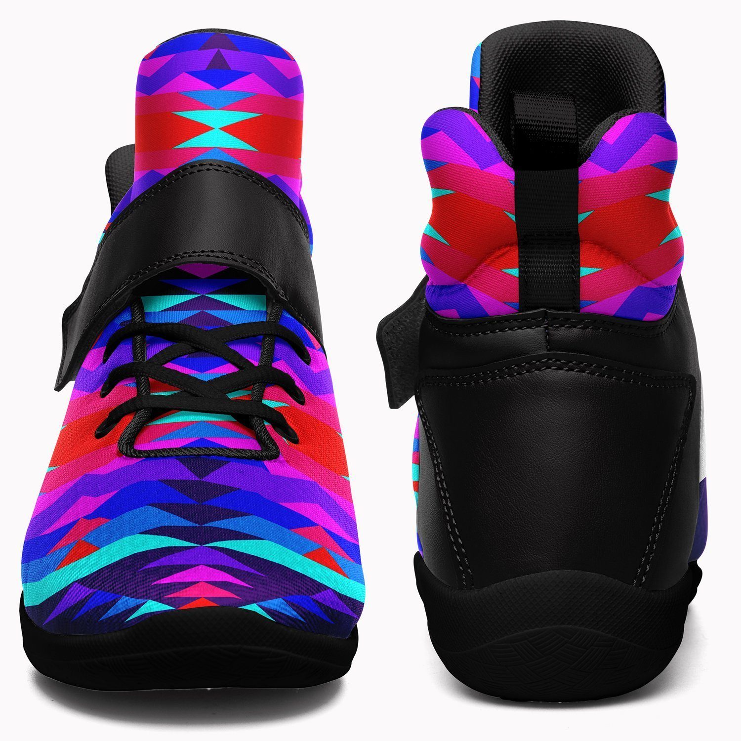 Visions of Peace Ipottaa Basketball / Sport High Top Shoes - Black Sole 49 Dzine