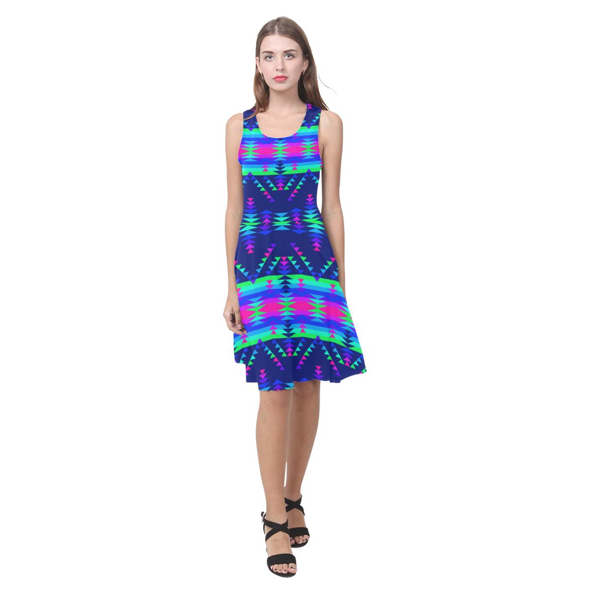 Visions of Peace Talks Atalanta Casual Sundress(Model D04) Atalanta Sundress (D04) e-joyer