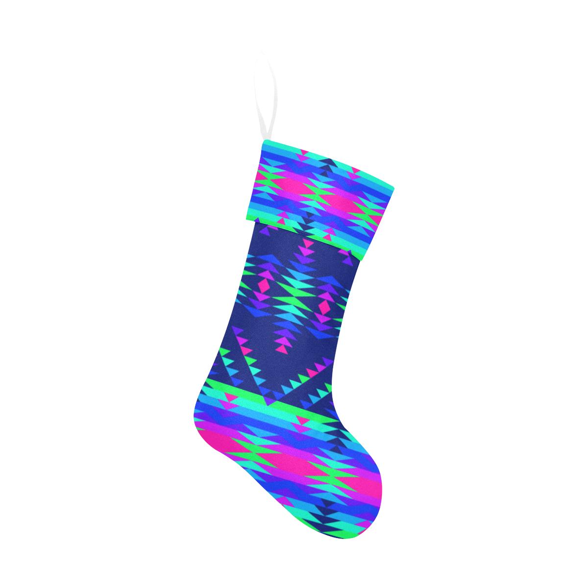 Visions of Peace Talks Christmas Stocking holiday stocking e-joyer