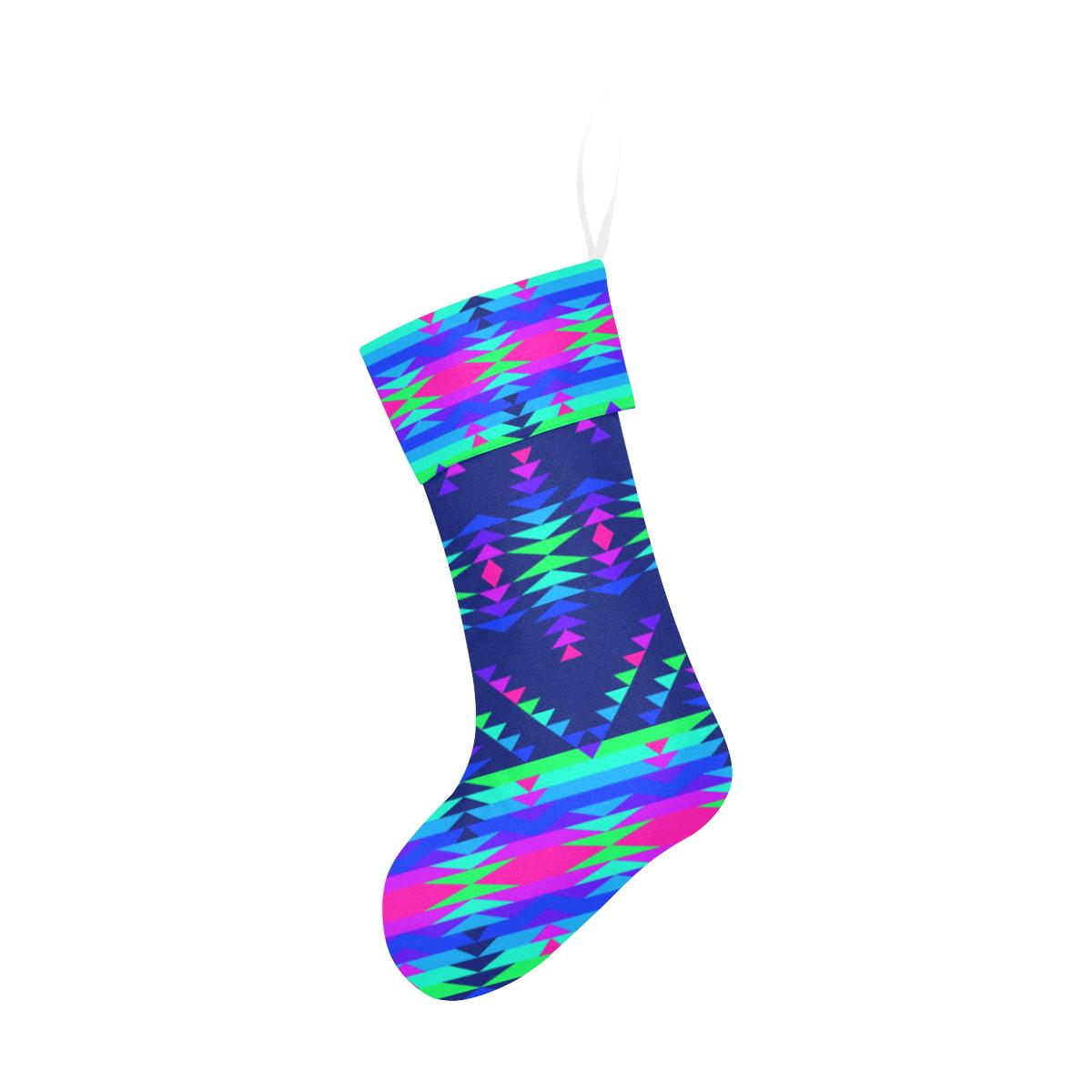 Visions of Peace Talks Christmas Stocking holiday stocking e-joyer