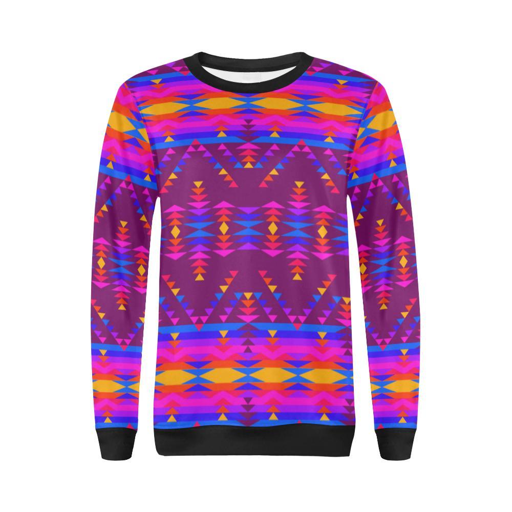 Visions of Peace Treaty All Over Print Crewneck Sweatshirt for Women (Model H18) Crewneck Sweatshirt for Women (H18) e-joyer