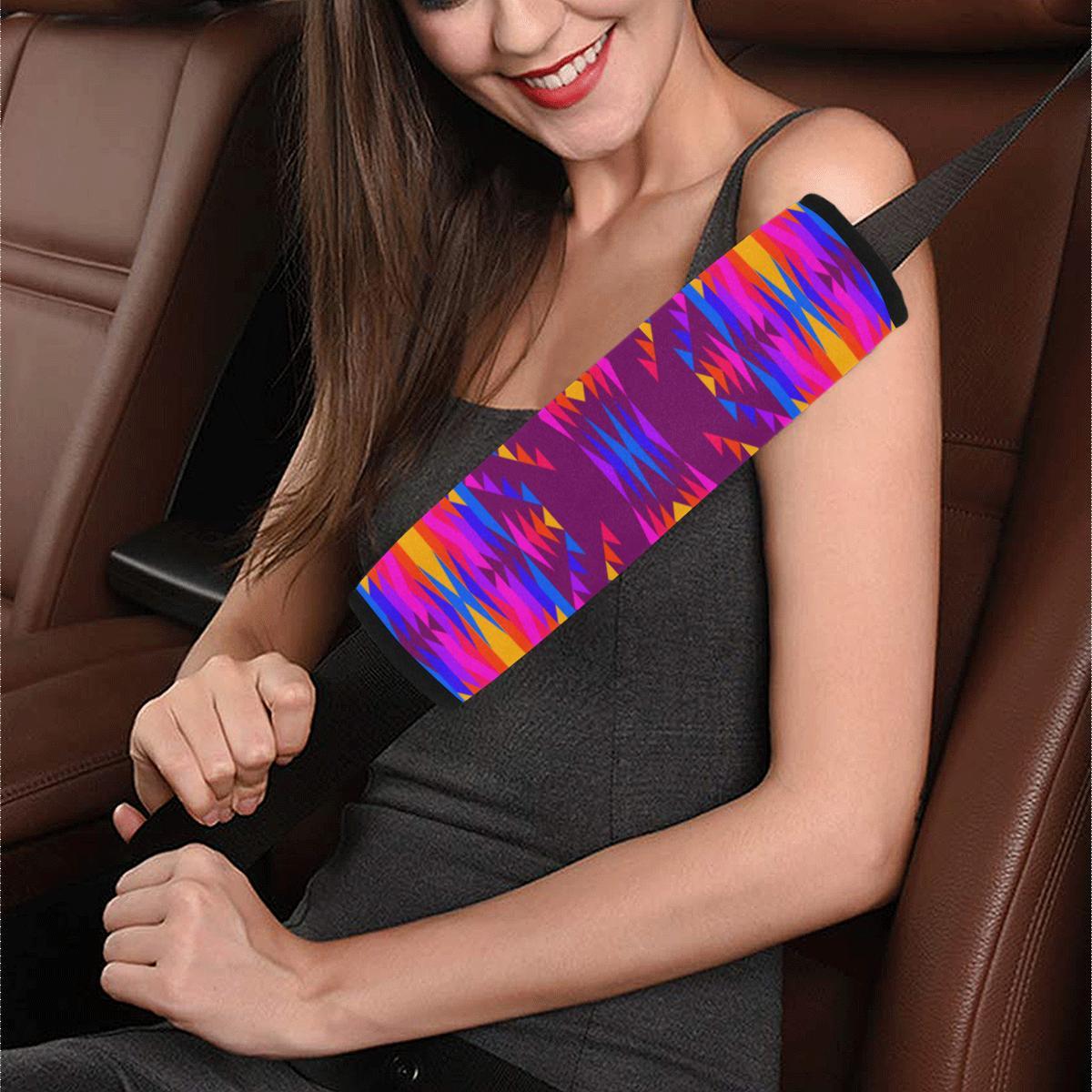 Visions of Peace Treaty Car Seat Belt Cover 7''x12.6'' Car Seat Belt Cover 7''x12.6'' e-joyer
