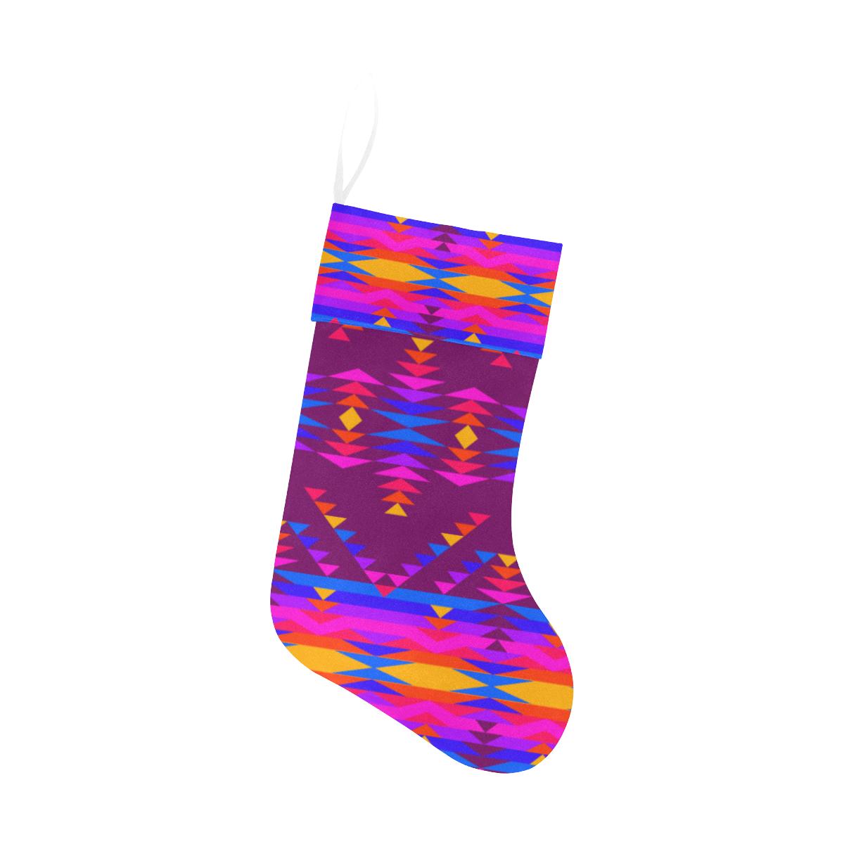 Visions of Peace Treaty Christmas Stocking holiday stocking e-joyer