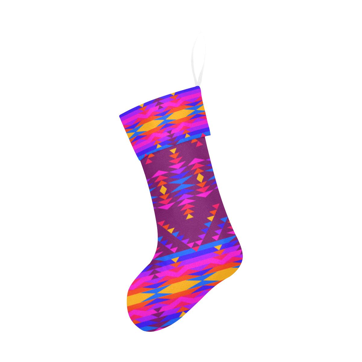 Visions of Peace Treaty Christmas Stocking holiday stocking e-joyer