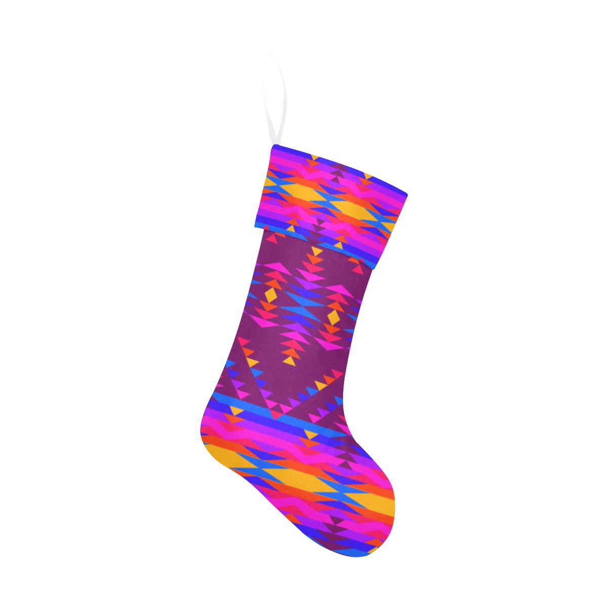Visions of Peace Treaty Christmas Stocking holiday stocking e-joyer