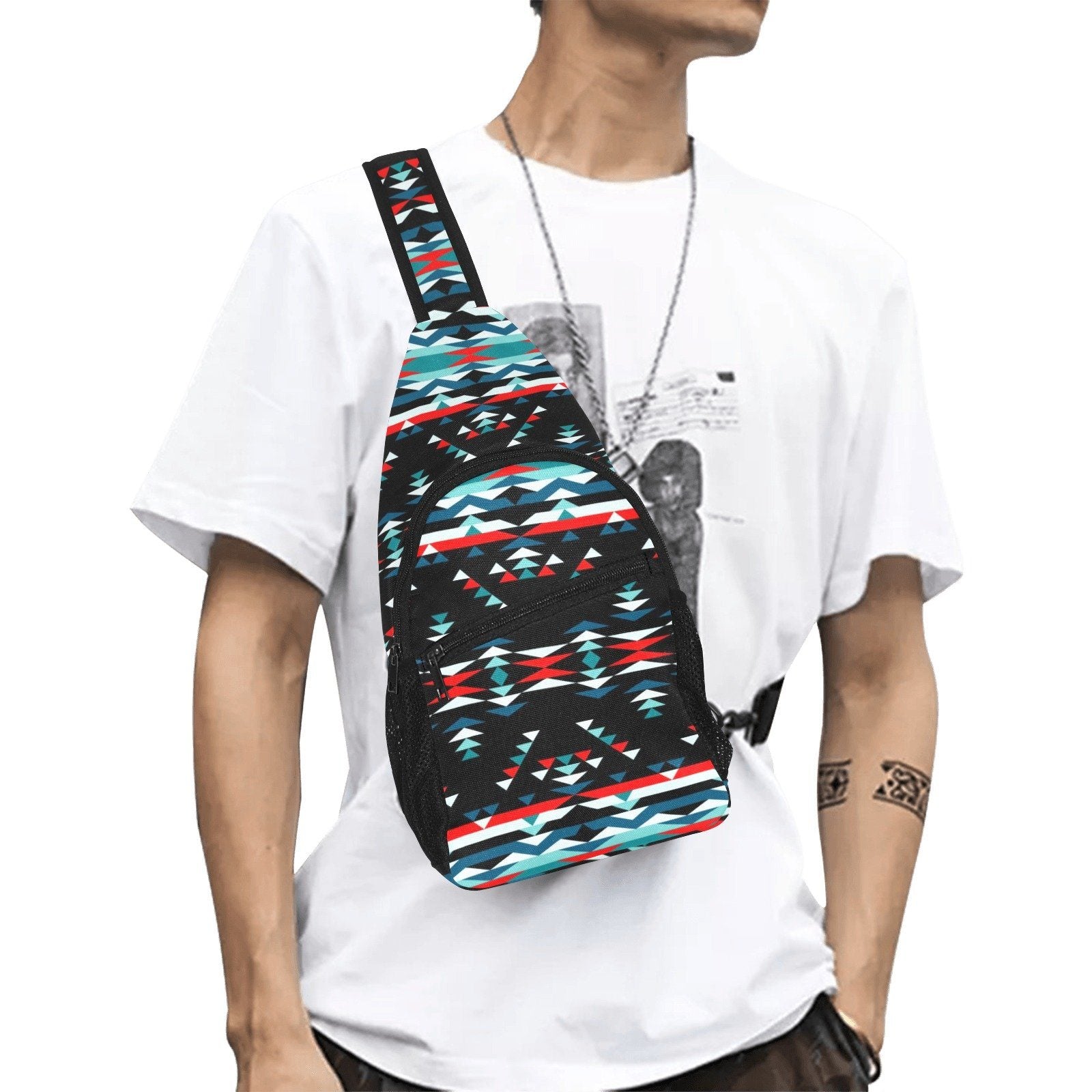 Visions of Peaceful Nights All Over Print Chest Bag (Model 1719) All Over Print Chest Bag (1719) e-joyer