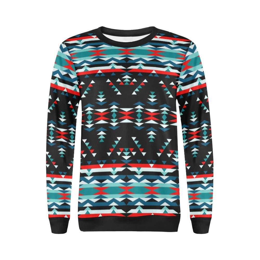 Visions of Peaceful Nights All Over Print Crewneck Sweatshirt for Women (Model H18) Crewneck Sweatshirt for Women (H18) e-joyer