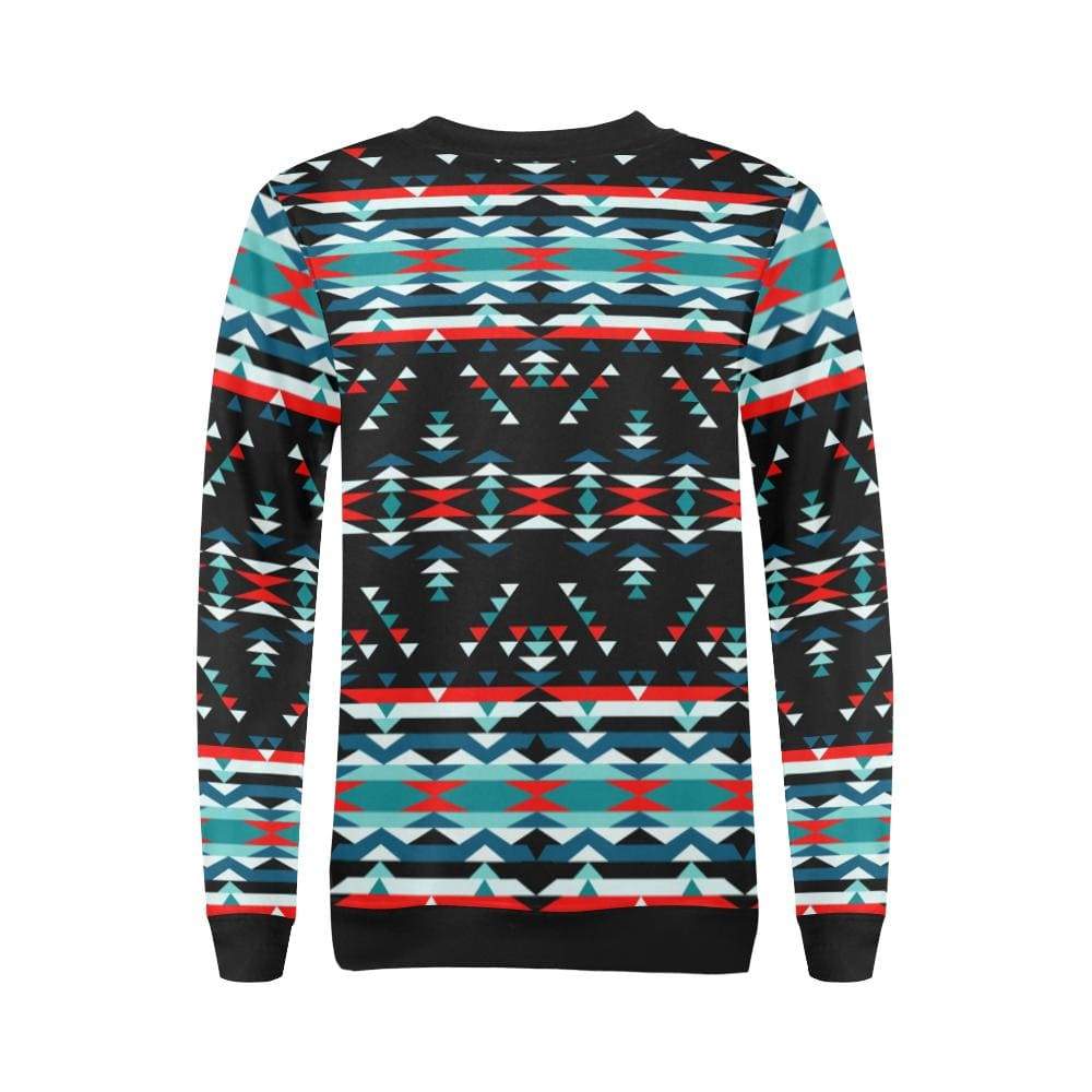 Visions of Peaceful Nights All Over Print Crewneck Sweatshirt for Women (Model H18) Crewneck Sweatshirt for Women (H18) e-joyer