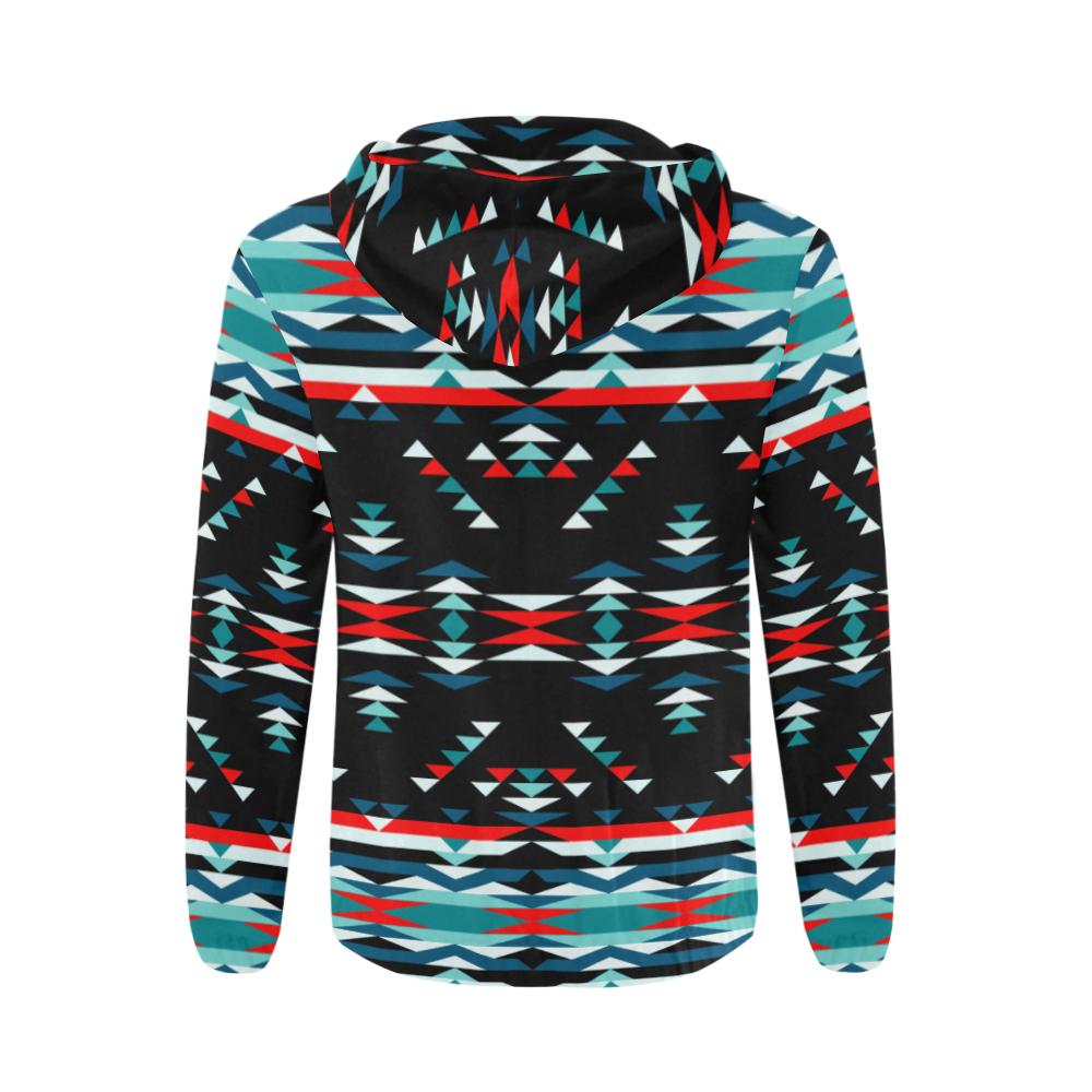 Visions of Peaceful Nights All Over Print Full Zip Hoodie for Men (Model H14) All Over Print Full Zip Hoodie for Men (H14) e-joyer