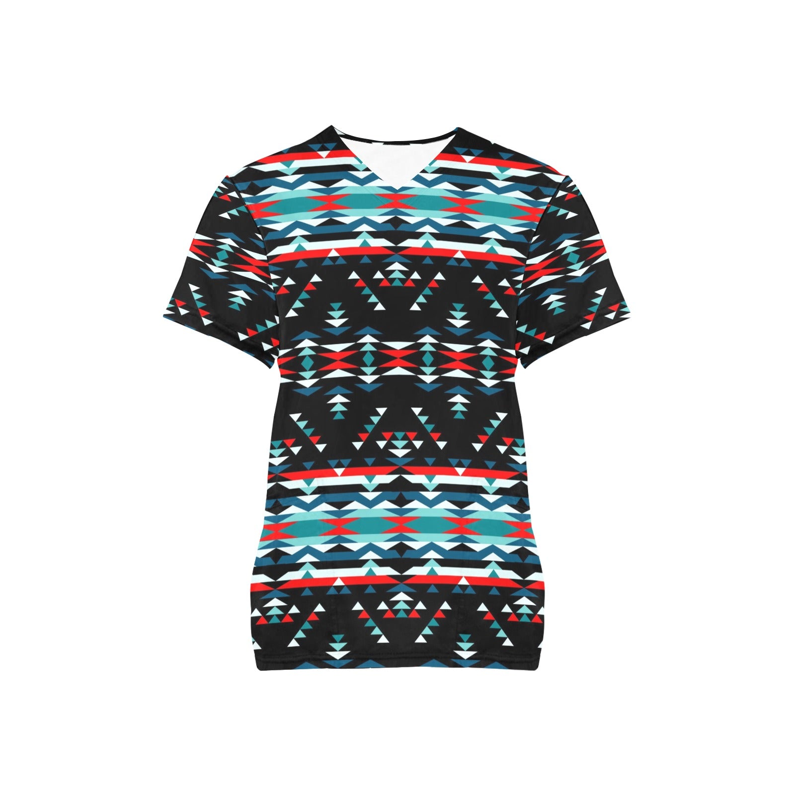 Visions of Peaceful Nights All Over Print Scrub Top Scrub Top e-joyer