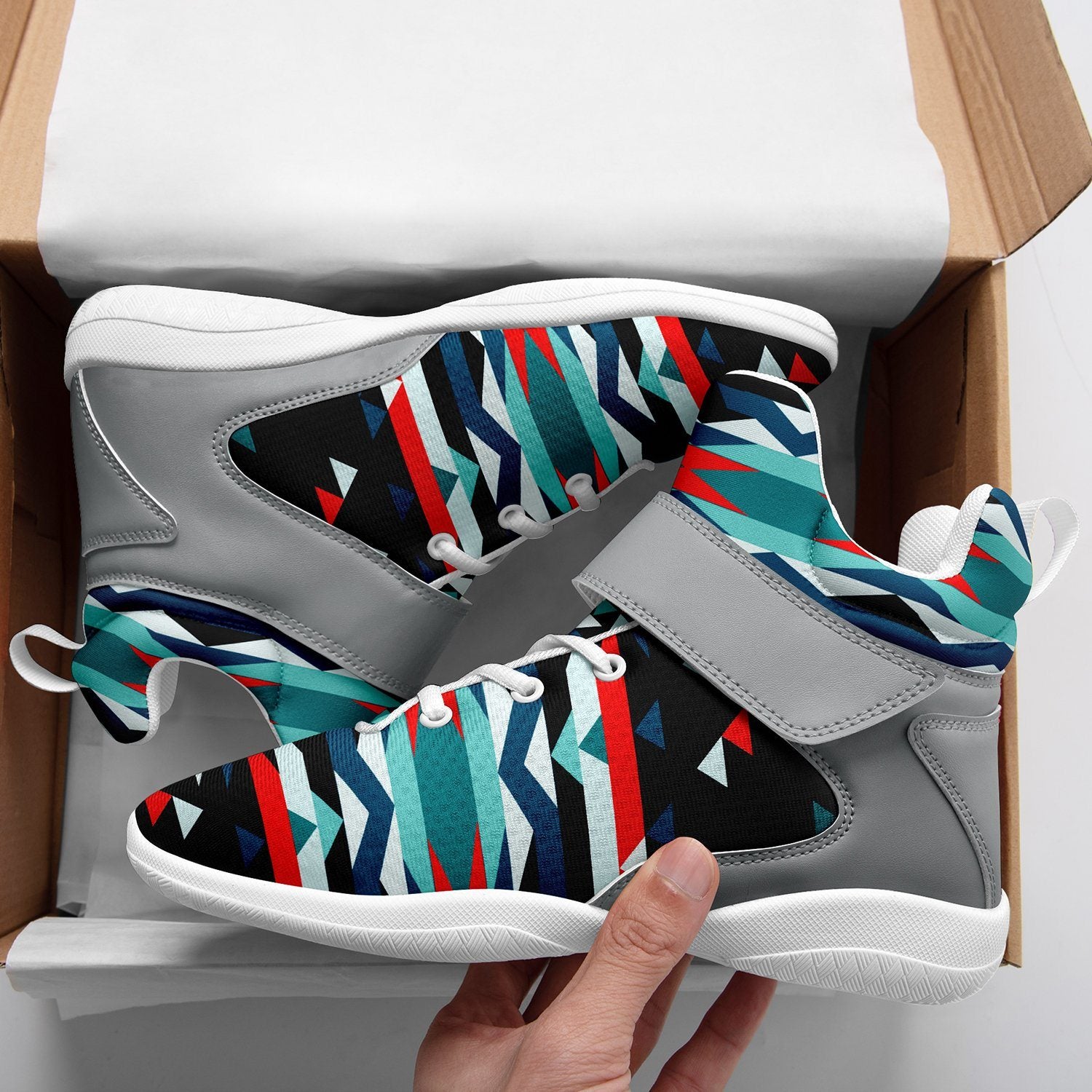 Visions of Peaceful Nights Ipottaa Basketball / Sport High Top Shoes 49 Dzine