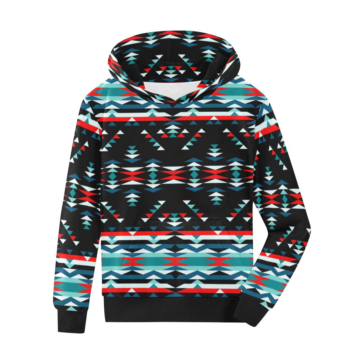 Visions of Peaceful Nights Kids' All Over Print Hoodie (Model H38) Kids' AOP Hoodie (H38) e-joyer