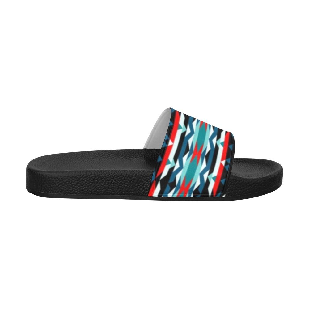 Visions of Peaceful Nights Men's Slide Sandals (Model 057) Men's Slide Sandals (057) e-joyer