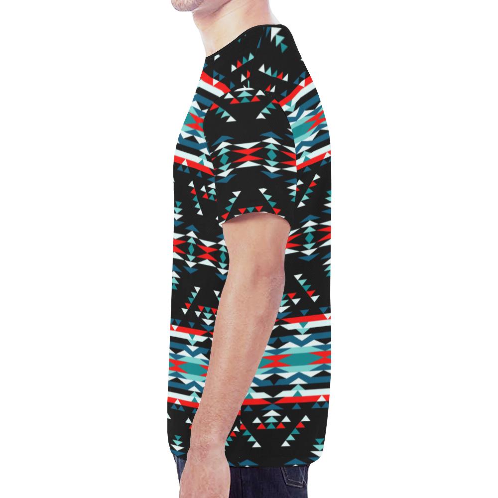 Visions of Peaceful Nights New All Over Print T-shirt for Men/Large Size (Model T45) New All Over Print T-shirt for Men/Large (T45) e-joyer