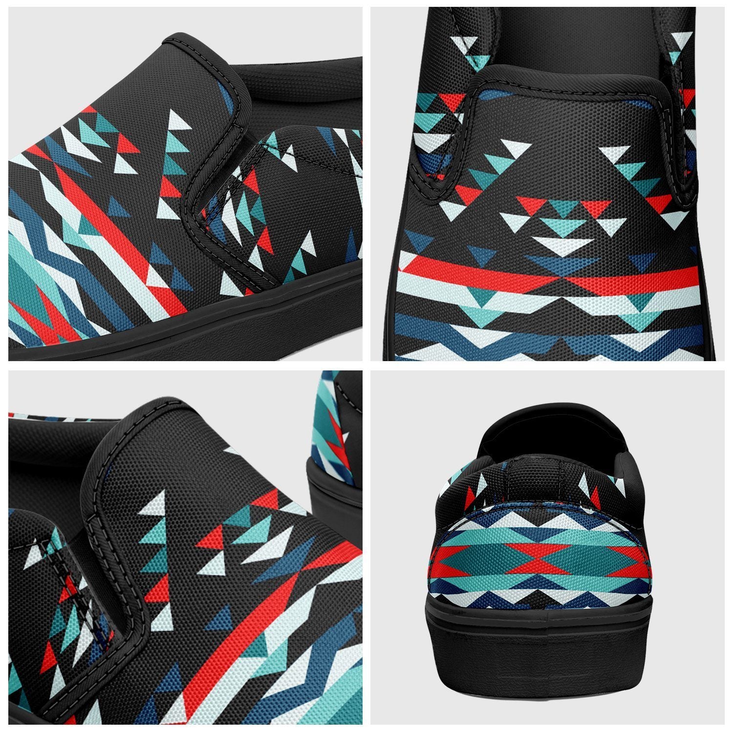 Visions of Peaceful Nights Otoyimm Kid's Canvas Slip On Shoes 49 Dzine