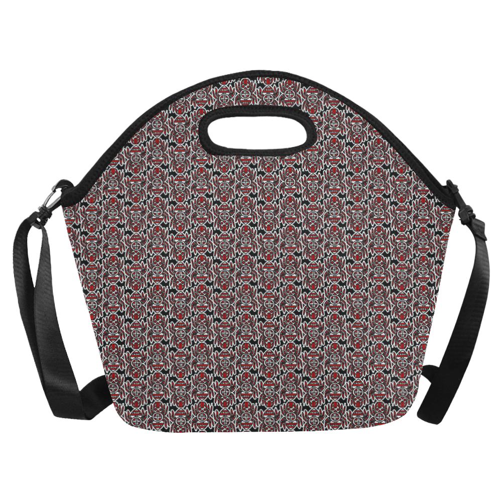 Water Spider Festival Large Insulated Neoprene Lunch Bag That Replaces Your Purse (Model 1669) Neoprene Lunch Bag/Large (1669) e-joyer