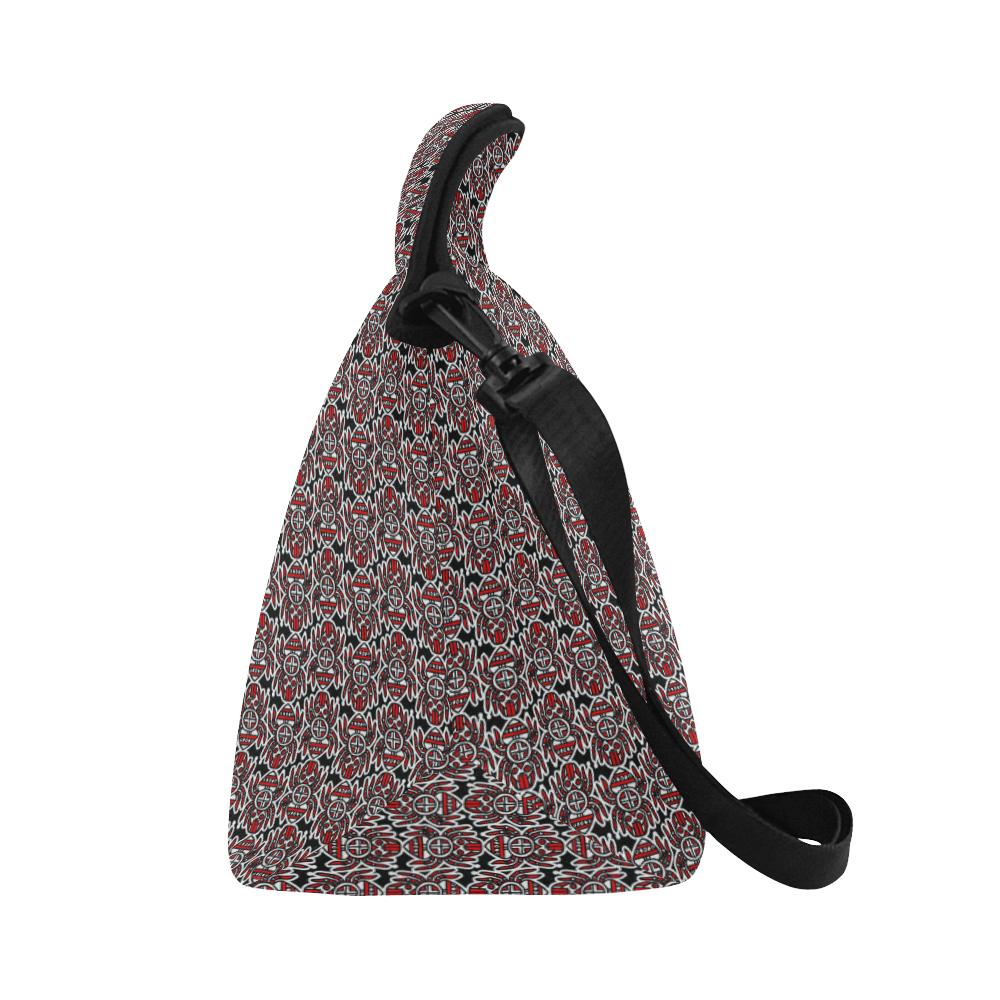 Water Spider Festival Large Insulated Neoprene Lunch Bag That Replaces Your Purse (Model 1669) Neoprene Lunch Bag/Large (1669) e-joyer